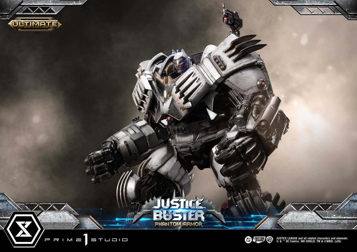 PRE-ORDER Prime 1 Studio - Ultimate Museum Masterline - Justice League (Comics) - Justice Buster: Phantom Armor (Design By Josh Nizzi) Ultimate Version