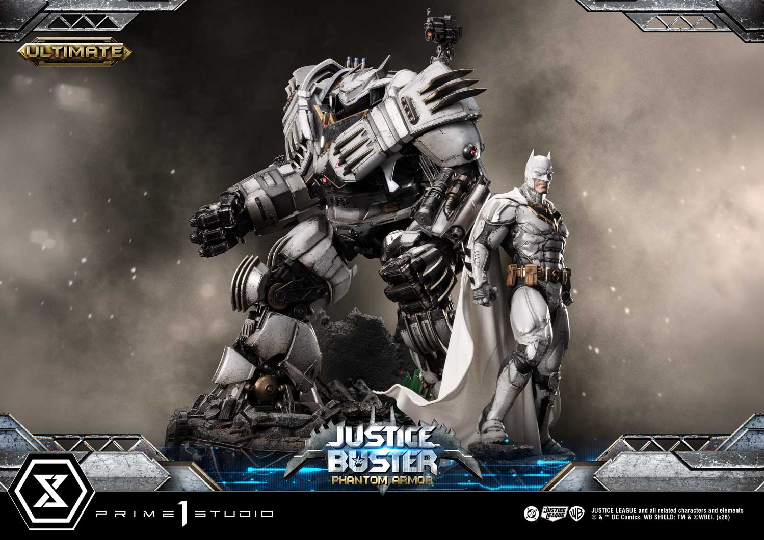 PRE-ORDER Prime 1 Studio - Ultimate Museum Masterline - Justice League (Comics) - Justice Buster: Phantom Armor (Design By Josh Nizzi) Ultimate Version