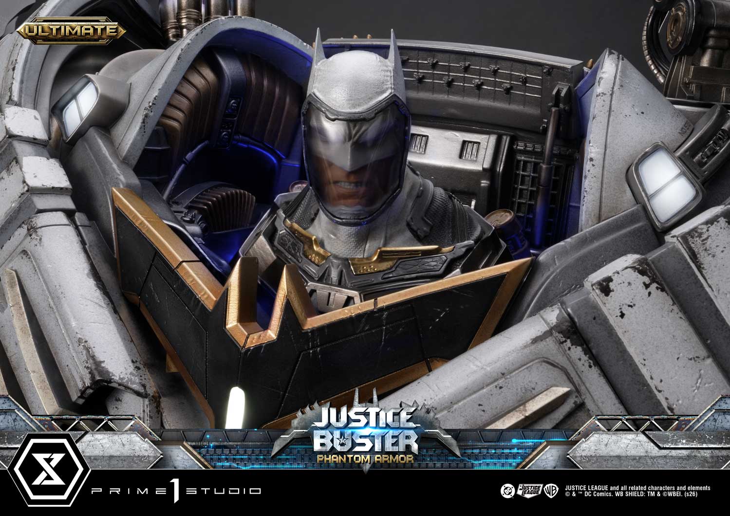 PRE-ORDER Prime 1 Studio - Ultimate Museum Masterline - Justice League (Comics) - Justice Buster: Phantom Armor (Design By Josh Nizzi) Ultimate Version