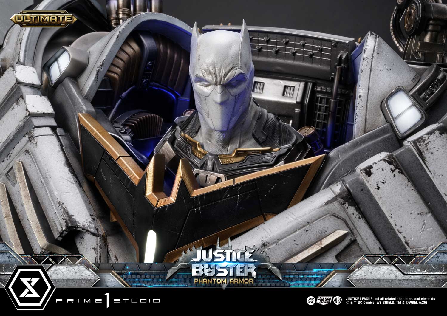 PRE-ORDER Prime 1 Studio - Ultimate Museum Masterline - Justice League (Comics) - Justice Buster: Phantom Armor (Design By Josh Nizzi) Ultimate Version