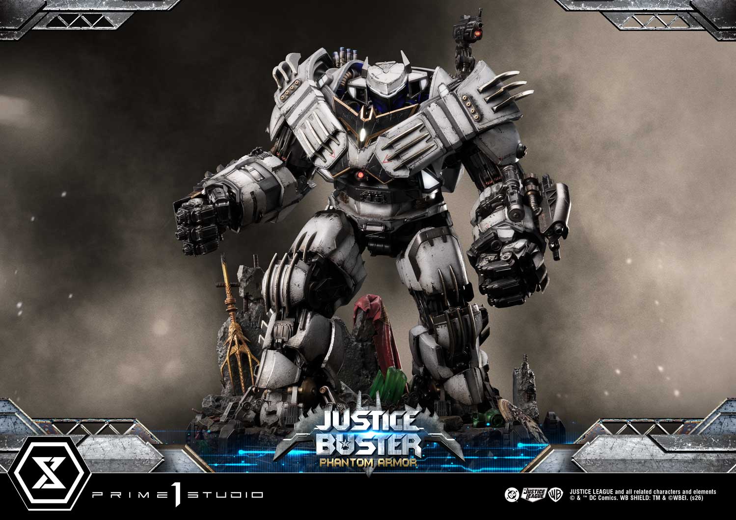 PRE-ORDER Prime 1 Studio - Ultimate Museum Masterline - Justice League (Comics) - Justice Buster: Phantom Armor (Design By Josh Nizzi) Ultimate Version