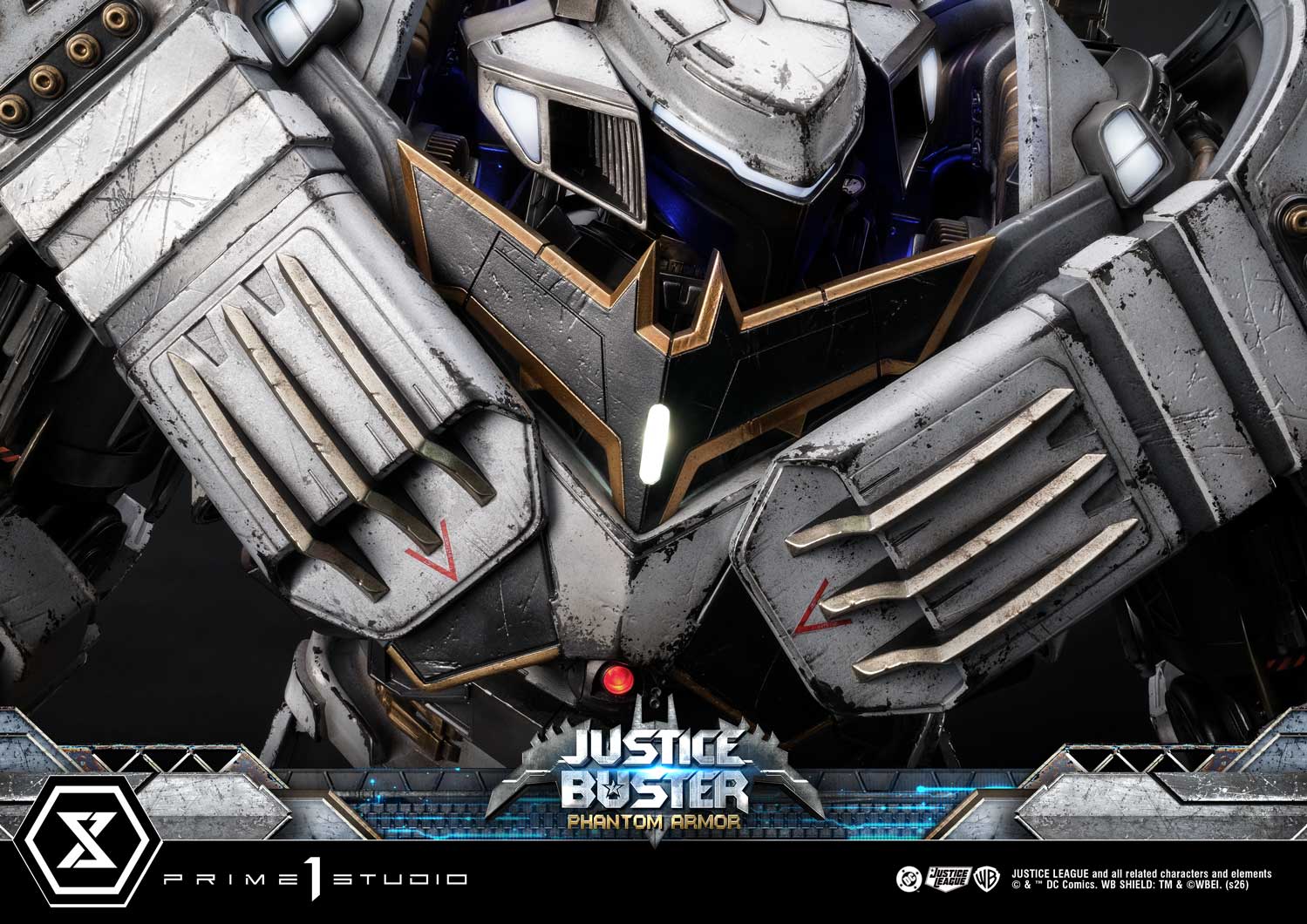 PRE-ORDER Prime 1 Studio - Ultimate Museum Masterline - Justice League (Comics) - Justice Buster: Phantom Armor (Design By Josh Nizzi) Ultimate Version