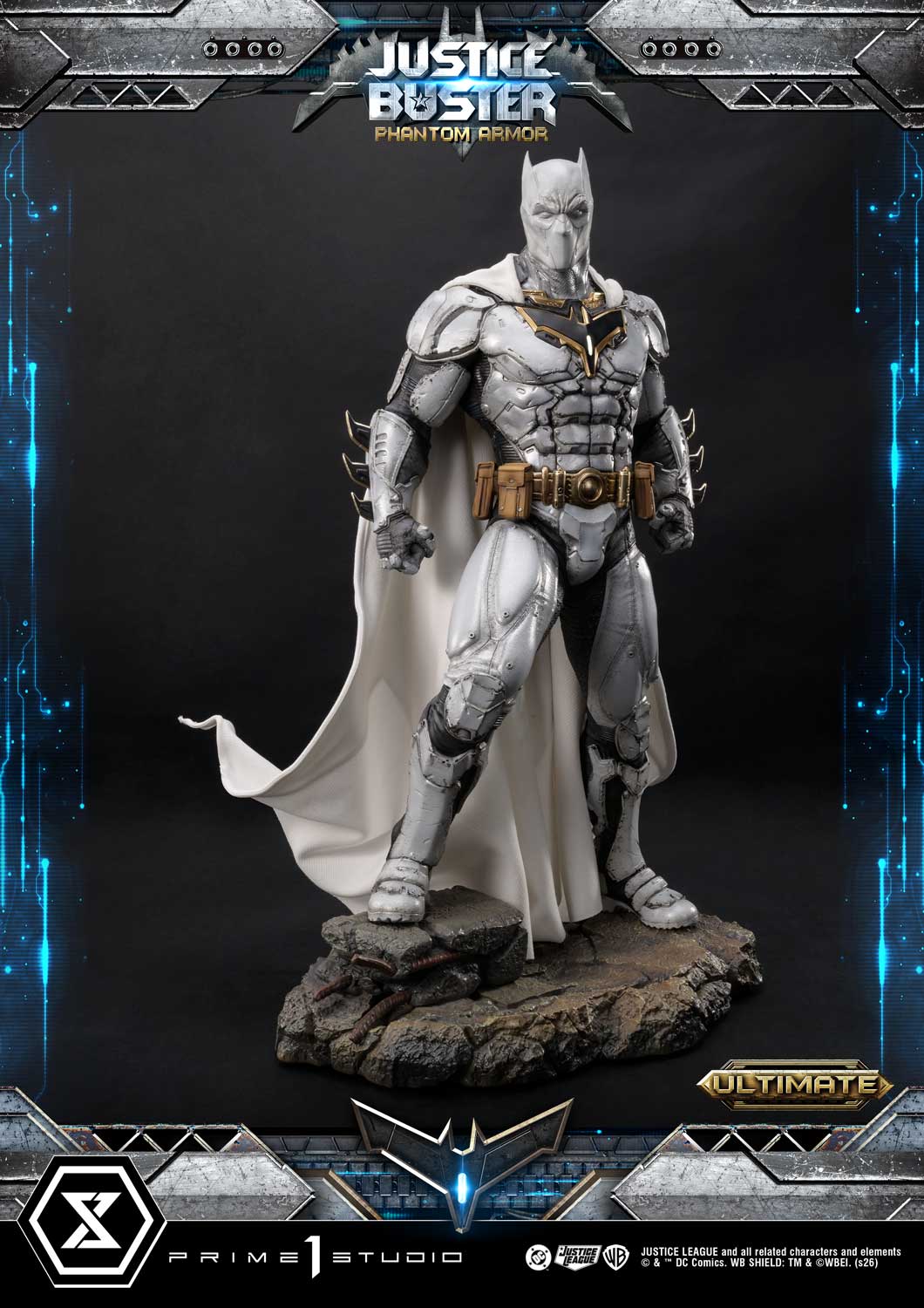 PRE-ORDER Prime 1 Studio - Ultimate Museum Masterline - Justice League (Comics) - Justice Buster: Phantom Armor (Design By Josh Nizzi) Ultimate Bonus Version
