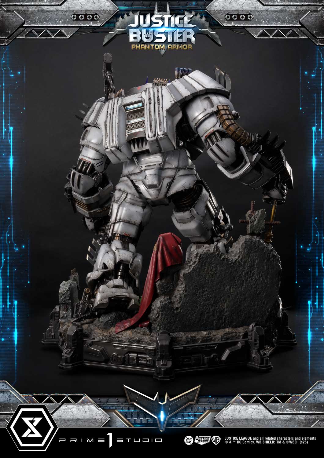 PRE-ORDER Prime 1 Studio - Ultimate Museum Masterline - Justice League (Comics) - Justice Buster: Phantom Armor (Design By Josh Nizzi) Ultimate Bonus Version