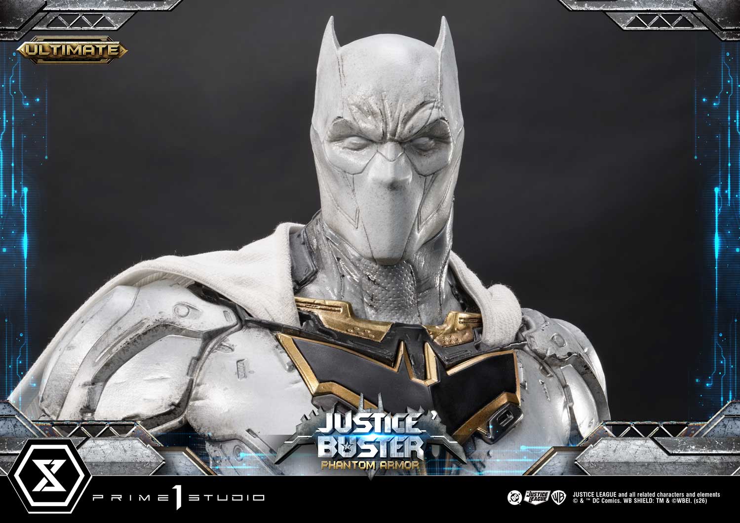 PRE-ORDER Prime 1 Studio - Ultimate Museum Masterline - Justice League (Comics) - Justice Buster: Phantom Armor (Design By Josh Nizzi) Ultimate Bonus Version
