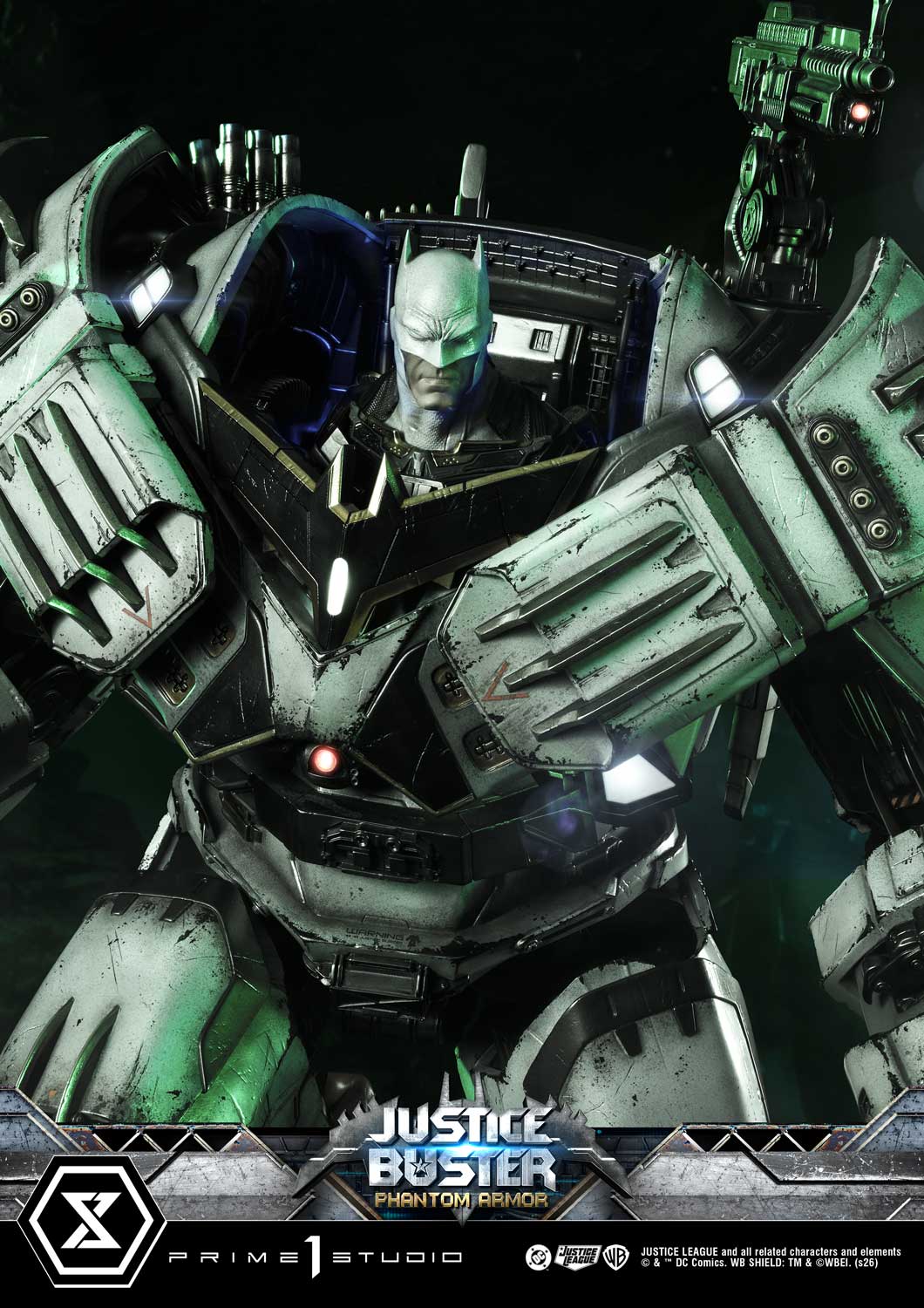 PRE-ORDER Prime 1 Studio - Ultimate Museum Masterline - Justice League (Comics) - Justice Buster: Phantom Armor (Design By Josh Nizzi) Ultimate Bonus Version