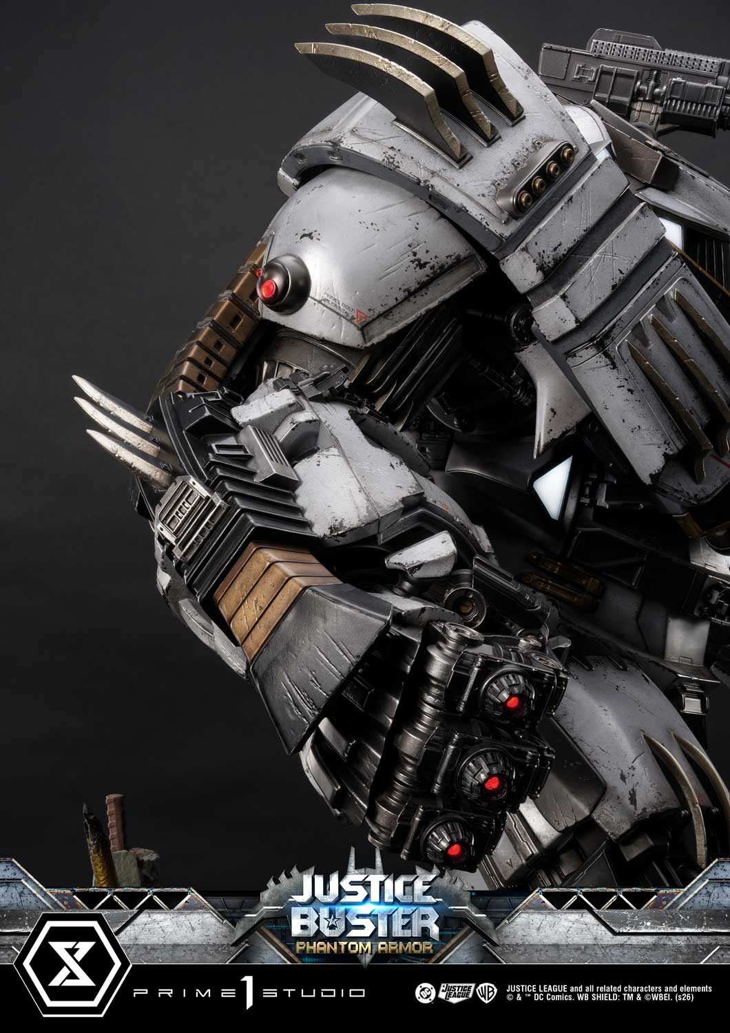 PRE-ORDER Prime 1 Studio - Ultimate Museum Masterline - Justice League (Comics) - Justice Buster: Phantom Armor (Design By Josh Nizzi) Ultimate Bonus Version