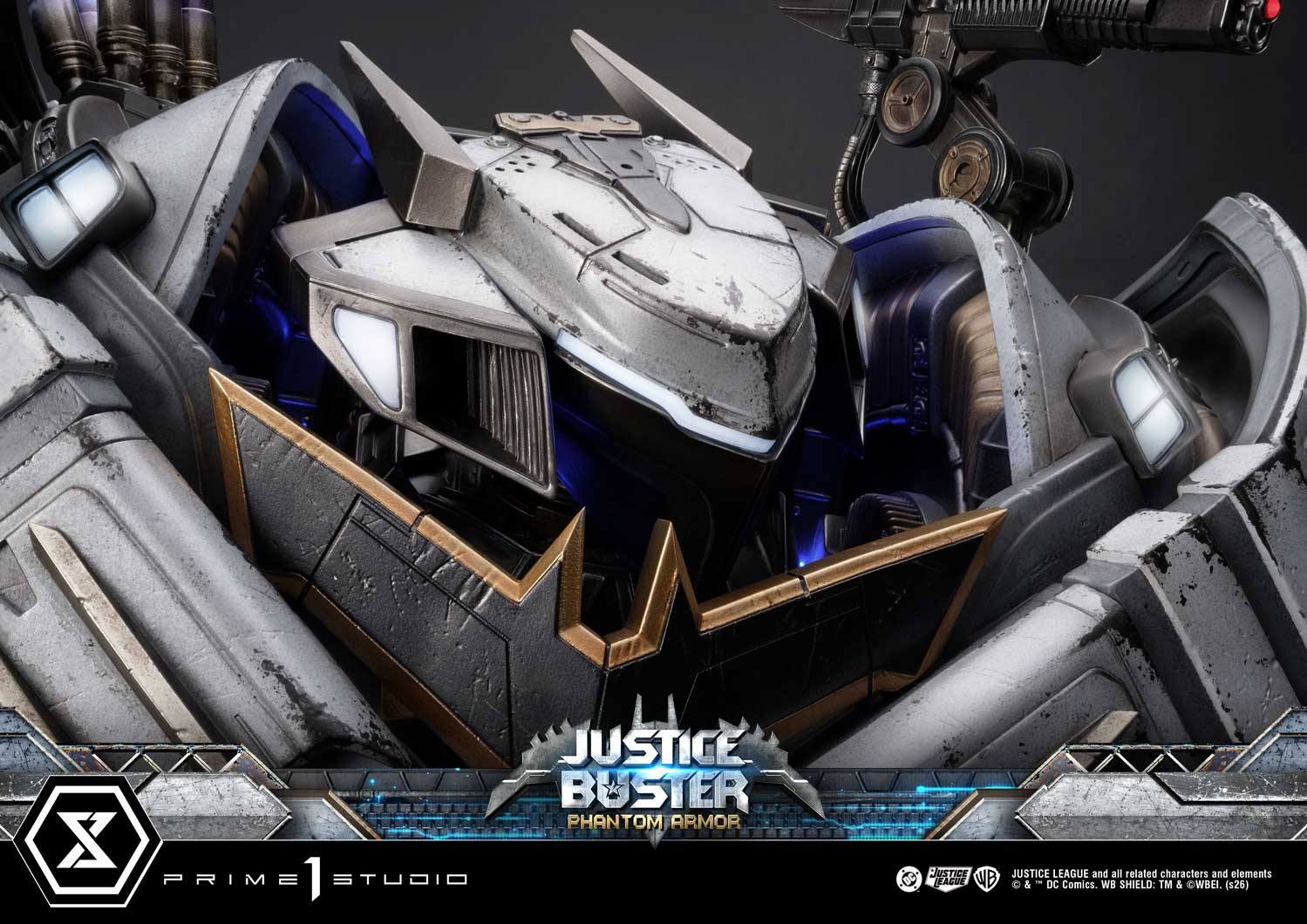 PRE-ORDER Prime 1 Studio - Ultimate Museum Masterline - Justice League (Comics) - Justice Buster: Phantom Armor (Design By Josh Nizzi) Ultimate Bonus Version