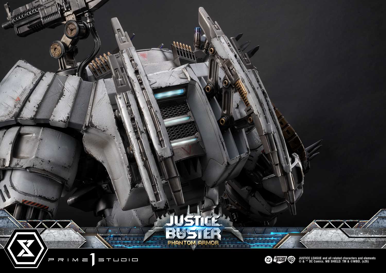 PRE-ORDER Prime 1 Studio - Ultimate Museum Masterline - Justice League (Comics) - Justice Buster: Phantom Armor (Design By Josh Nizzi) Ultimate Bonus Version