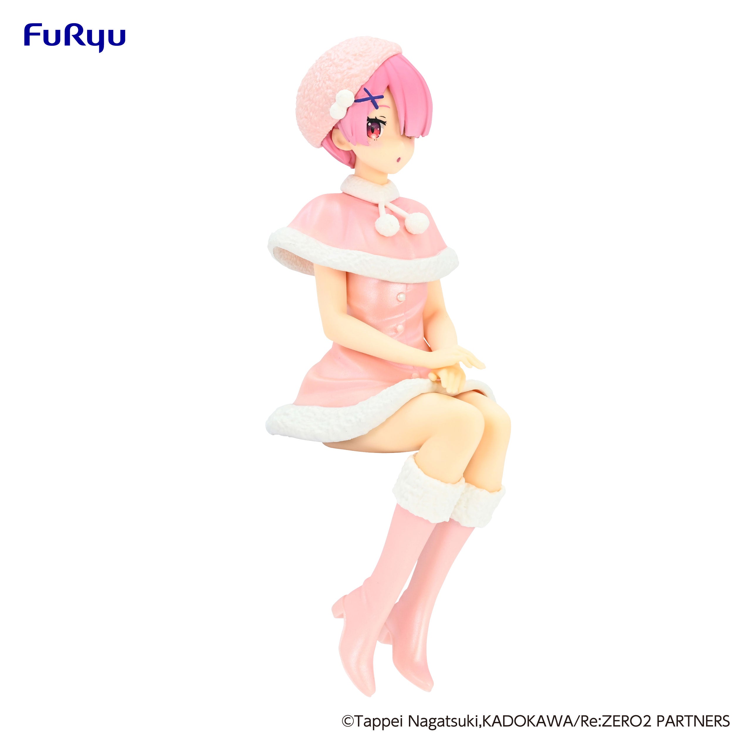 PRE-ORDER Re:ZERO -Starting Life in Another World- Noodle Stopper Figure - Ram: Snow Princess Pearl Color Ver.