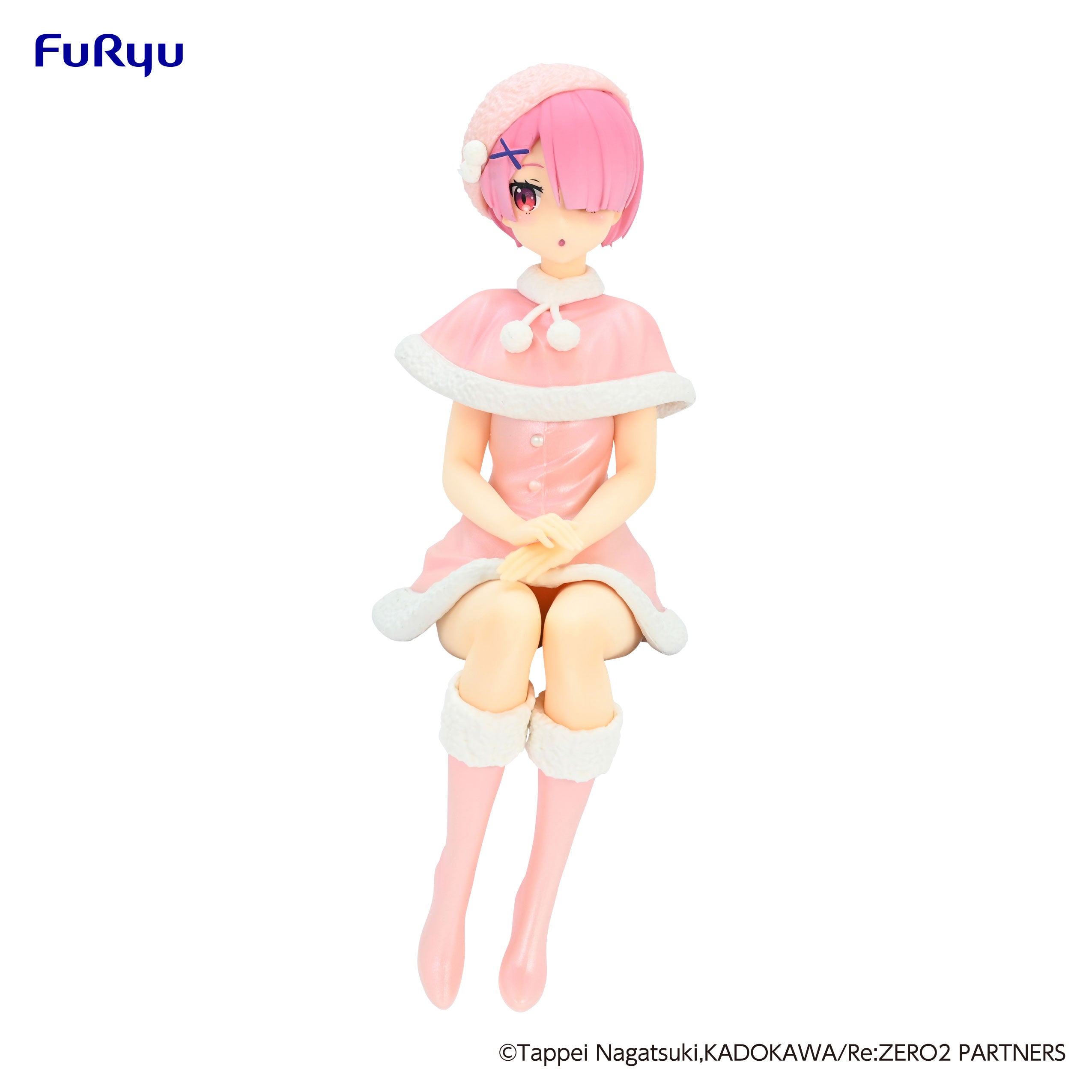 PRE-ORDER Re:ZERO -Starting Life in Another World- Noodle Stopper Figure - Ram: Snow Princess Pearl Color Ver.