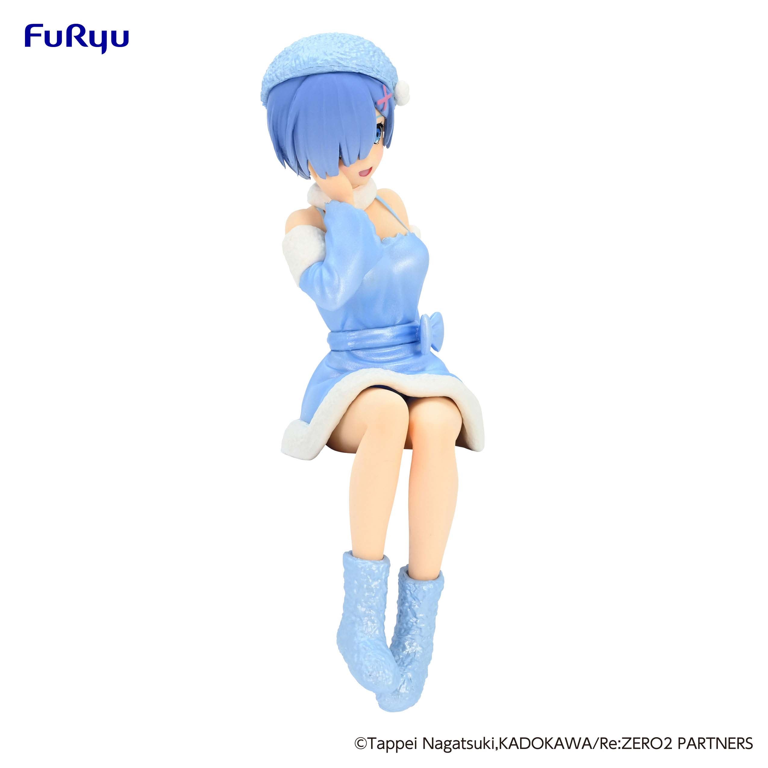 PRE-ORDER FuRyu - Re:ZERO -Starting Life in Another World- Noodle Stopper Figure - Rem: Snow Princess Pearl Color Ver.
