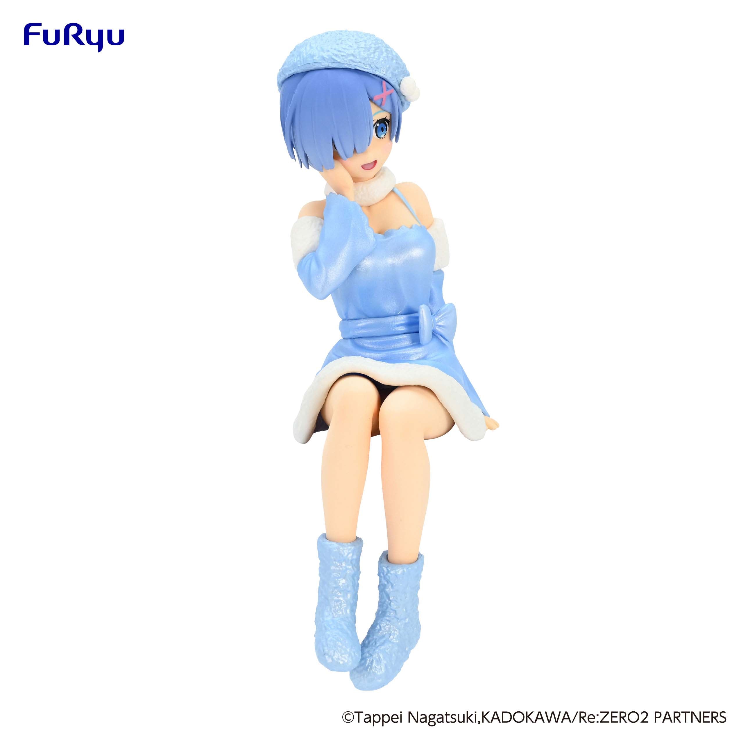 PRE-ORDER FuRyu - Re:ZERO -Starting Life in Another World- Noodle Stopper Figure - Rem: Snow Princess Pearl Color Ver.