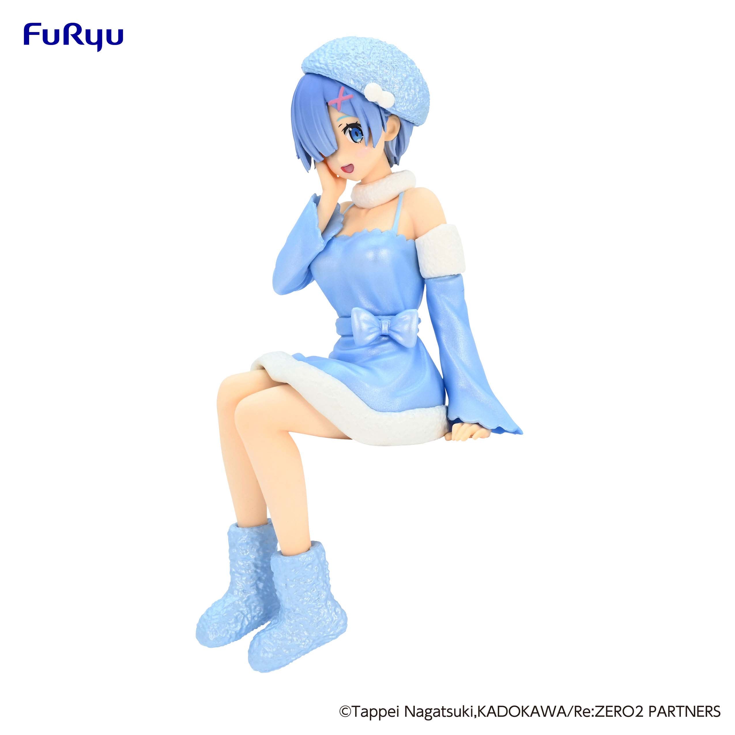 PRE-ORDER FuRyu - Re:ZERO -Starting Life in Another World- Noodle Stopper Figure - Rem: Snow Princess Pearl Color Ver.