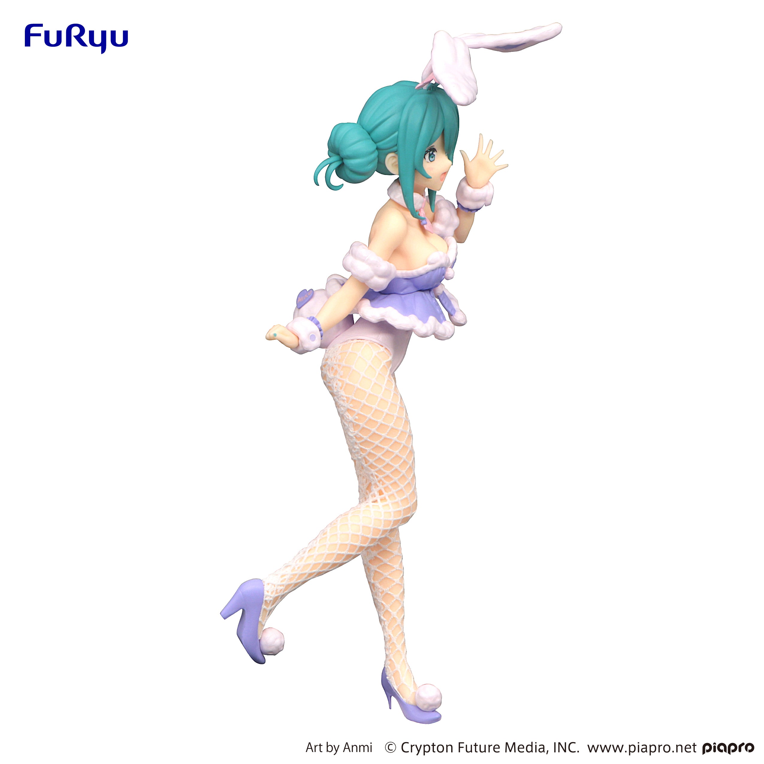 IN-STOCK FuRyu - Vocaloid BiCute Bunnies Figure - Hatsune Miku: White Rabbit Purple Color Ver.