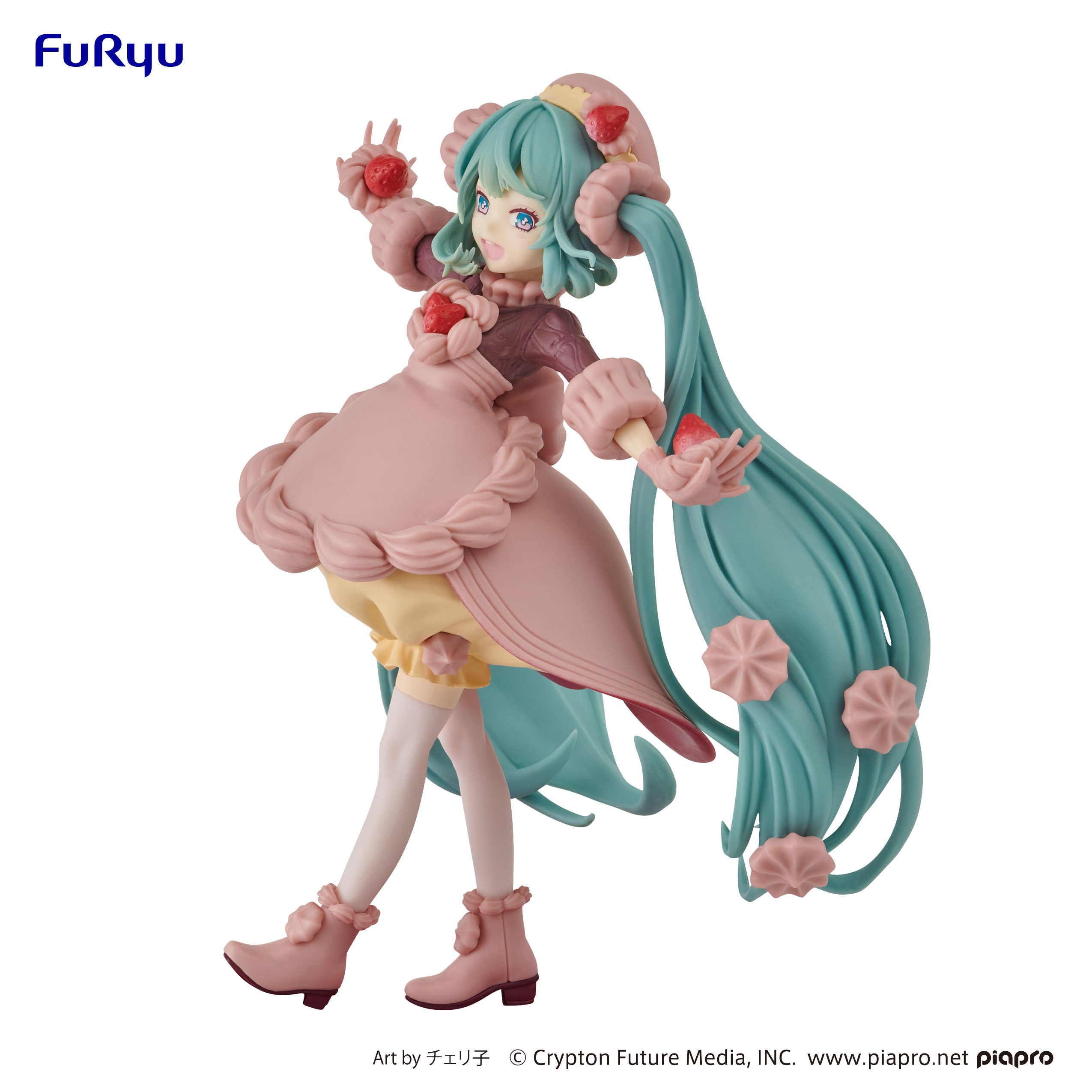 IN-STOCK FuRyu - Vocaloid Sweet Sweets Series Figure - Hatsune Miku Strawberry Chocolate Shortcake [January 2024 Release]