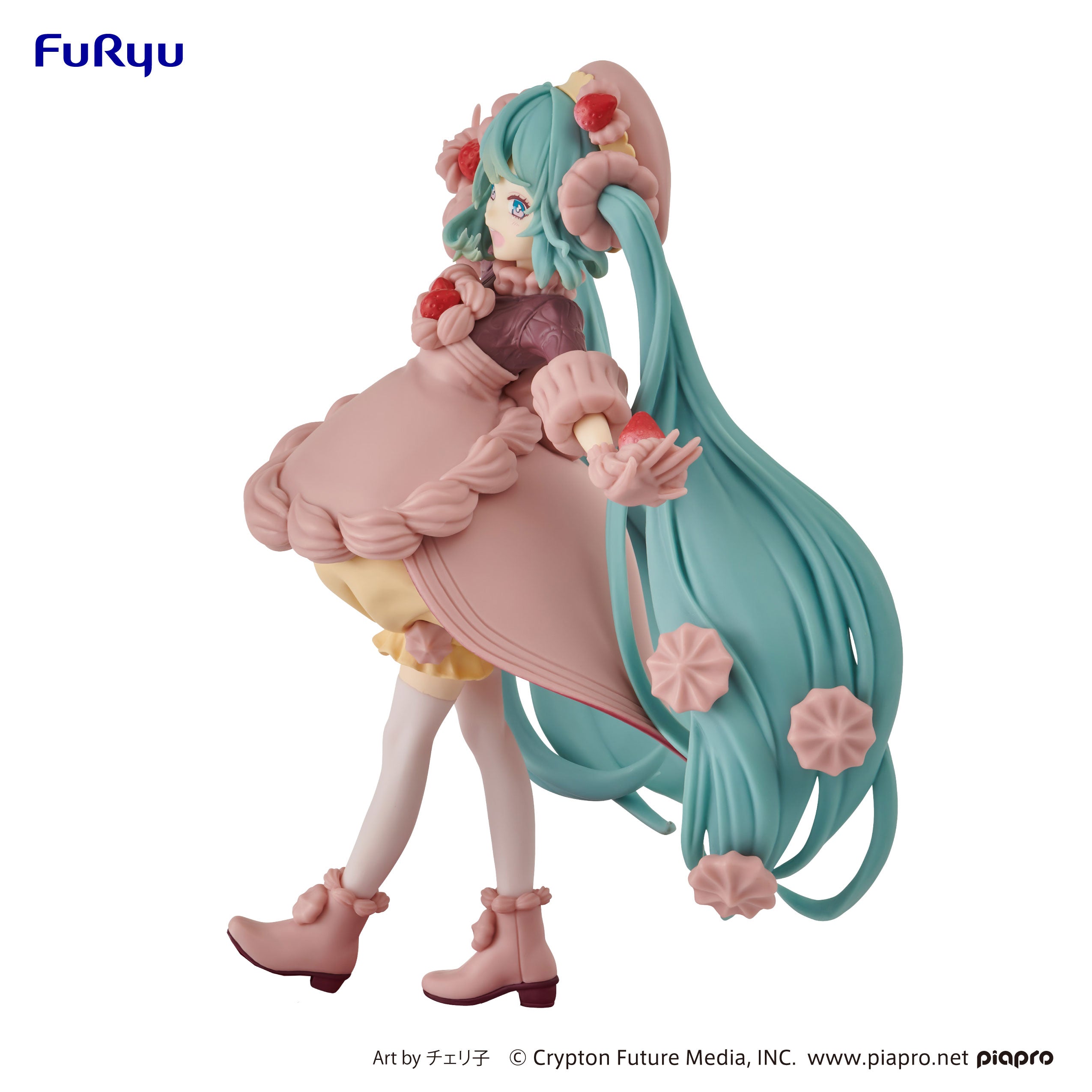 IN-STOCK FuRyu - Vocaloid Sweet Sweets Series Figure - Hatsune Miku Strawberry Chocolate Shortcake [January 2024 Release]