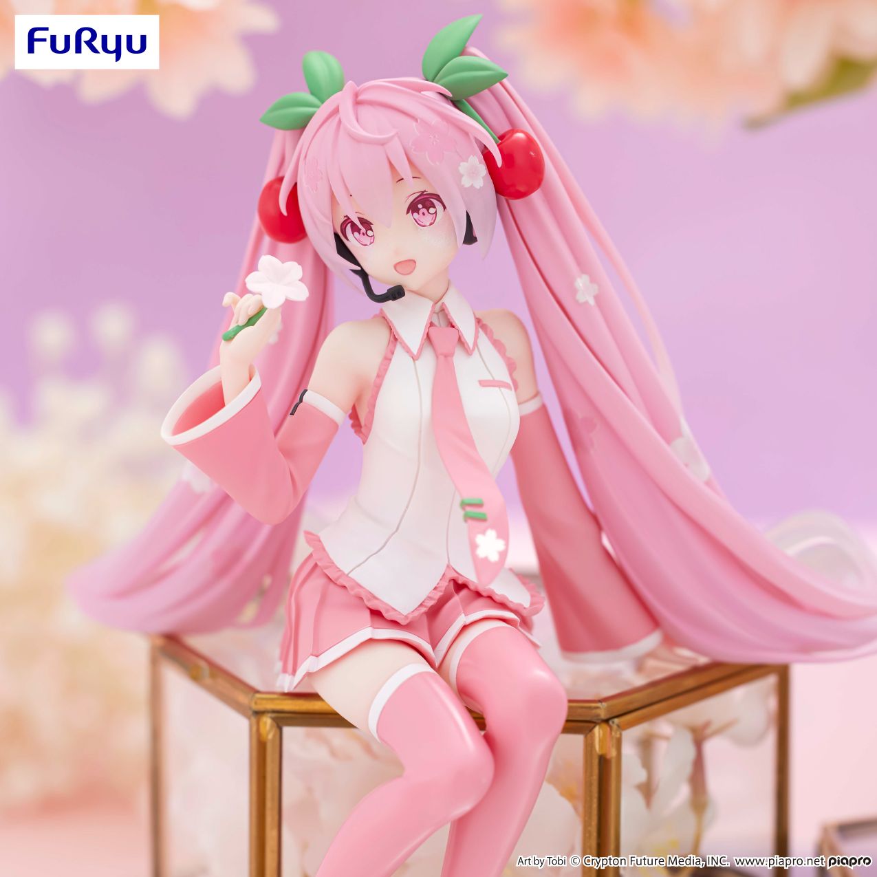 IN-STOCK FuRyu - Vocaloid Noodle Stopper Figure - Sakura Miku 2024