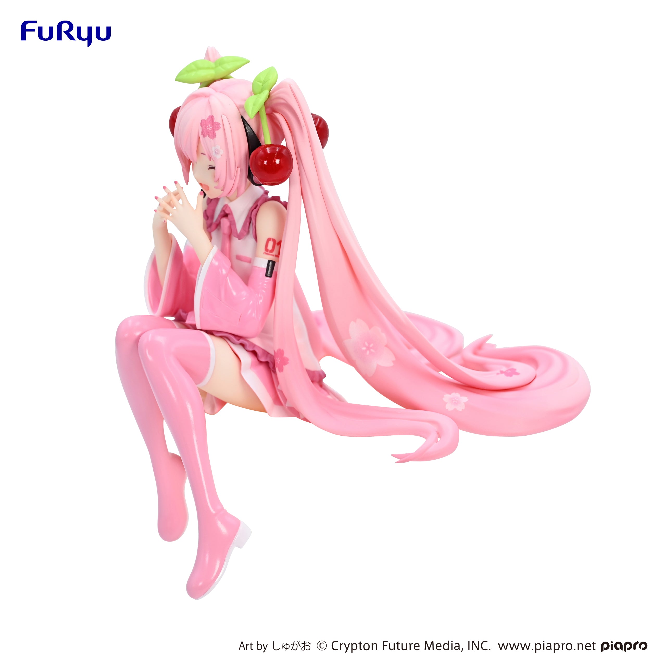 PRE-ORDER FuRyu - Vocaloid Noodle Stopper Figure - Sakura Miku: 2023 Smile Ver.