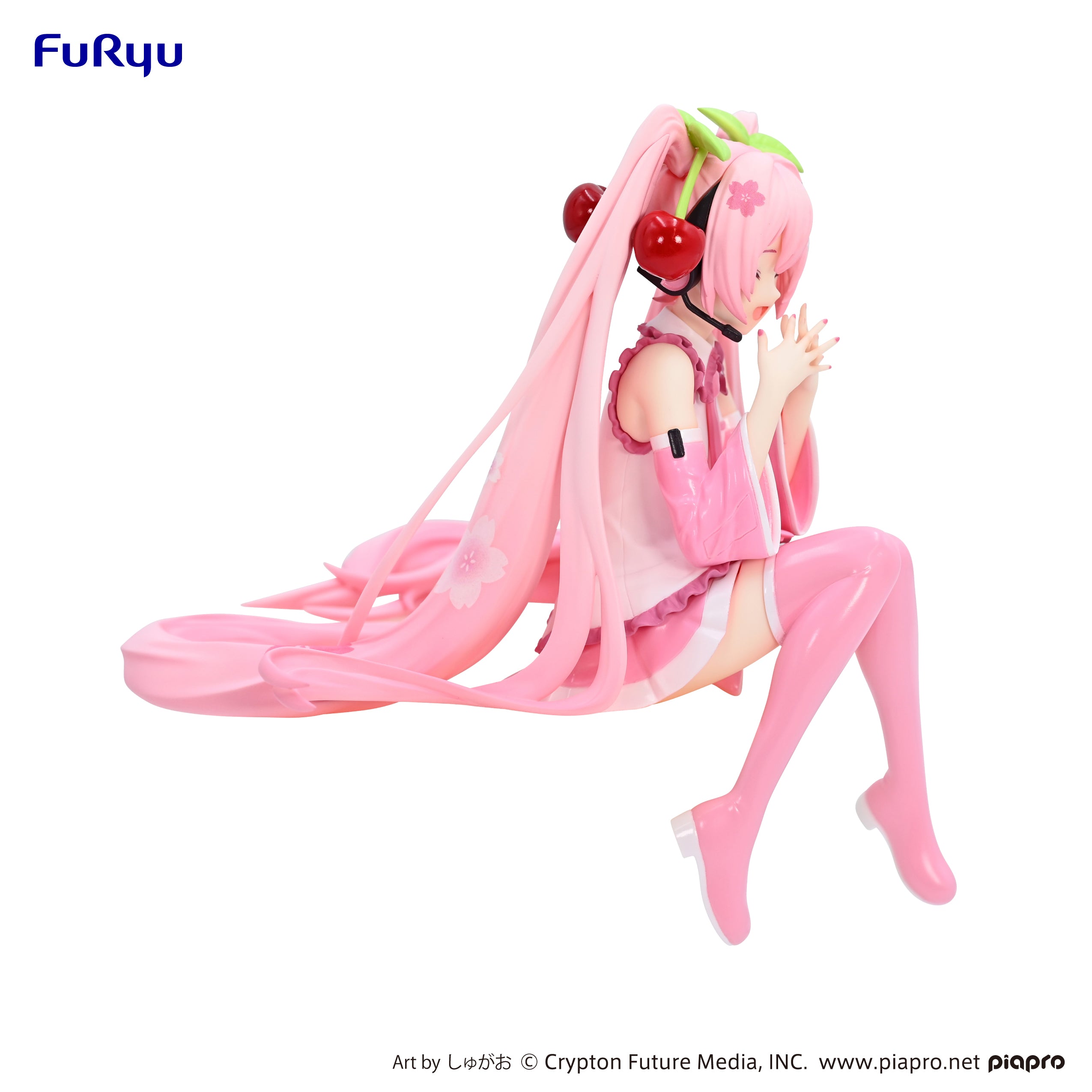PRE-ORDER FuRyu - Vocaloid Noodle Stopper Figure - Sakura Miku: 2023 Smile Ver.