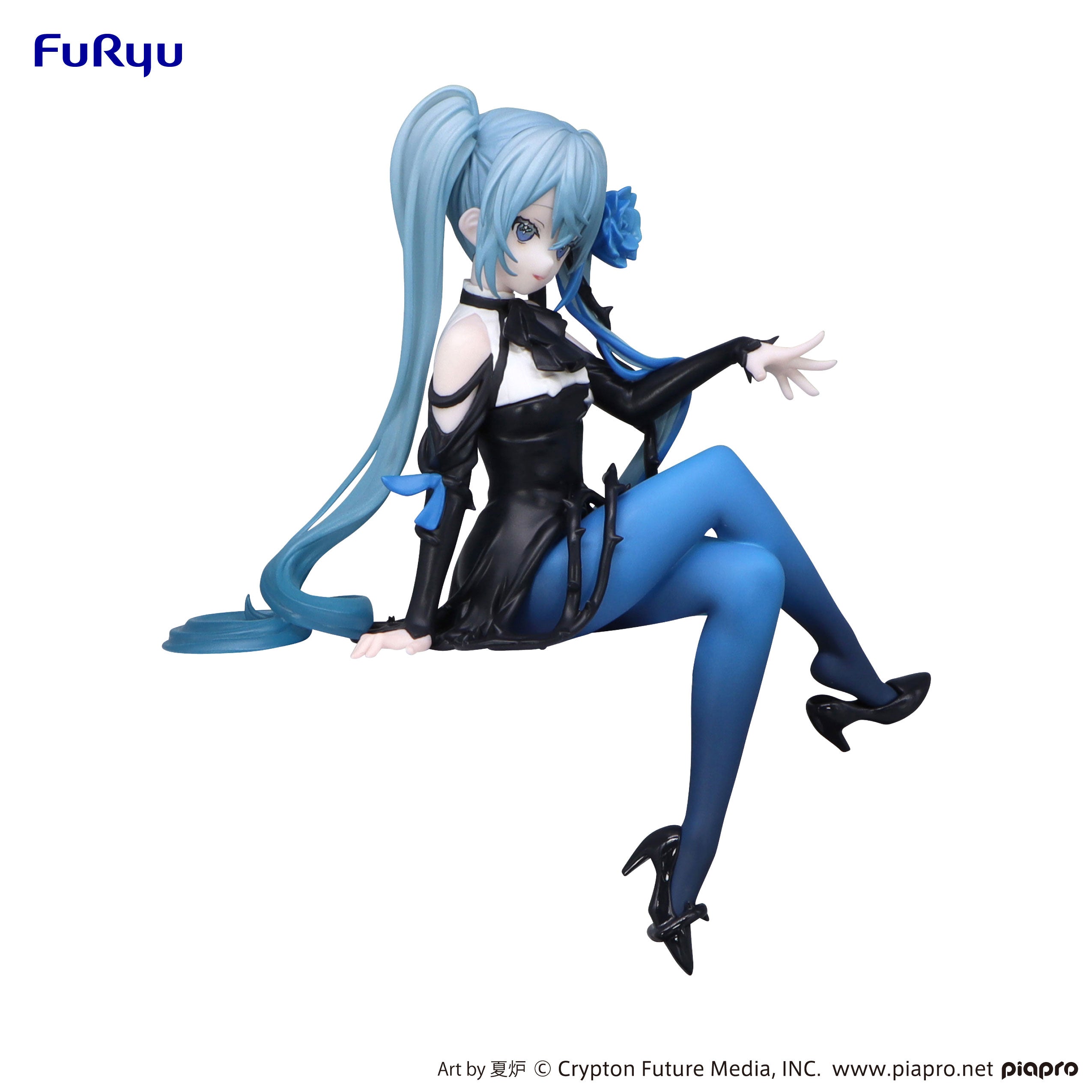 PRE-ORDER FuRyu - Vocaloid Noodle Stopper Figure - Hatsune Miku: Blue Rose
