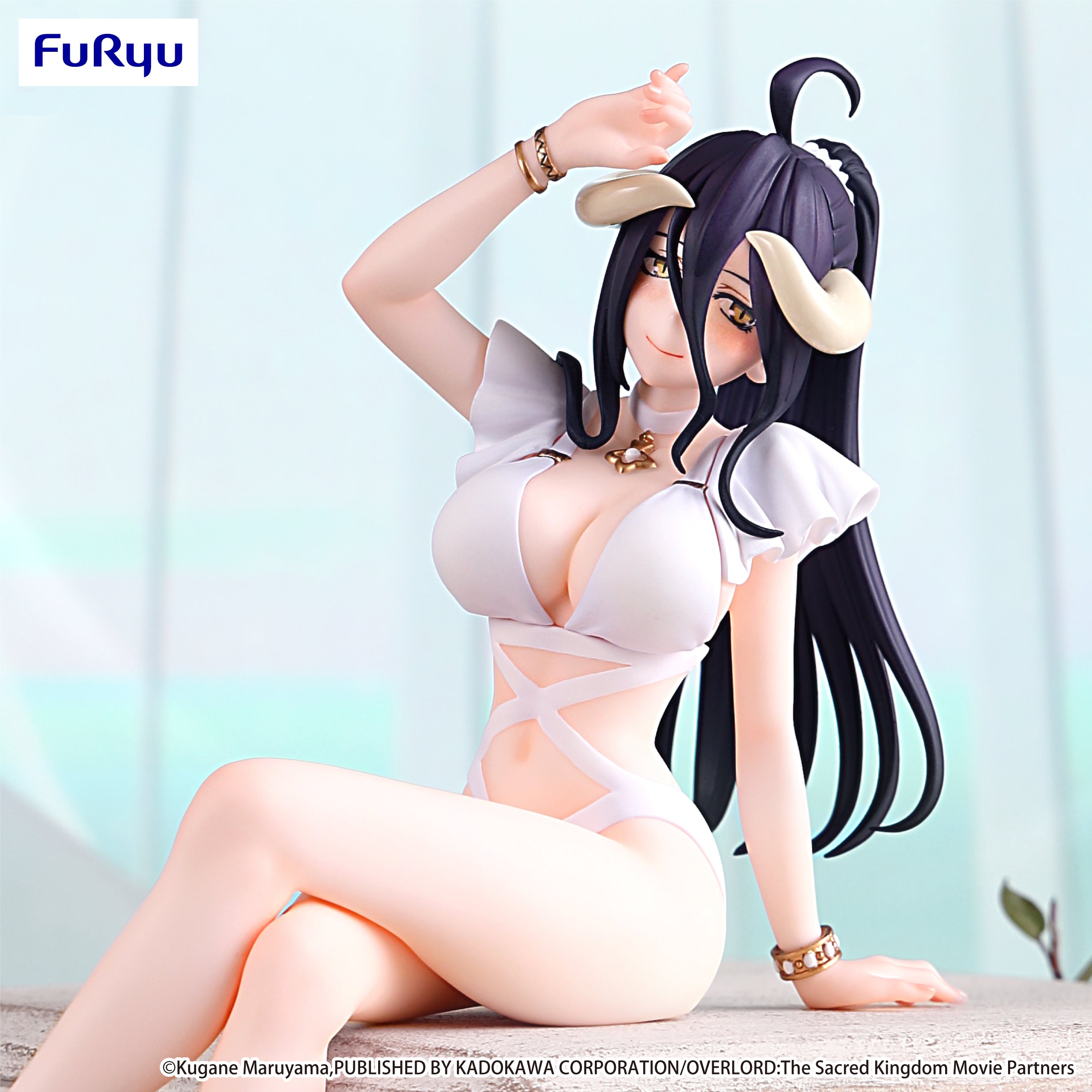 IN-STOCK FuRyu - Overlord Noodle Stopper Figure - Albedo: Swimsuit Ver.
