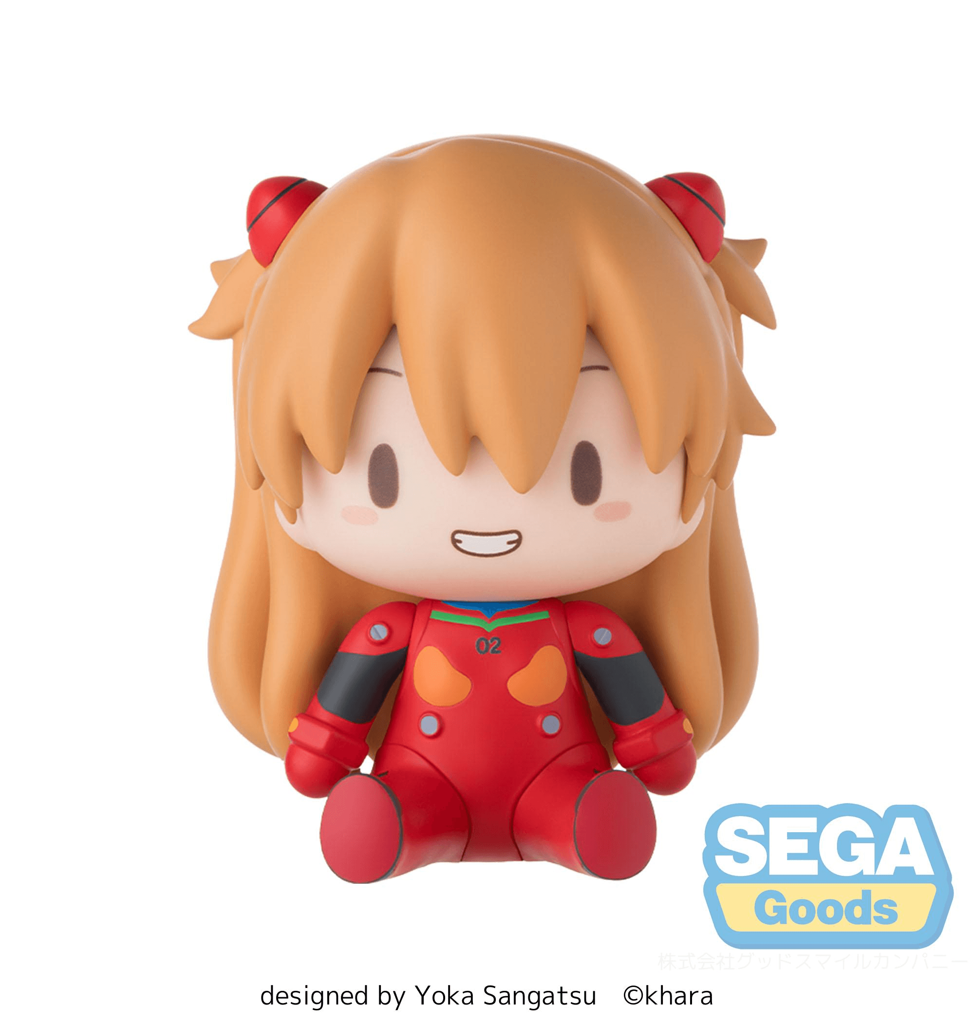 PRE-ORDER SEGA - fuwa petit Evangelion: New Theatrical Edition Chibi Figure - Asuka: Plug Suit