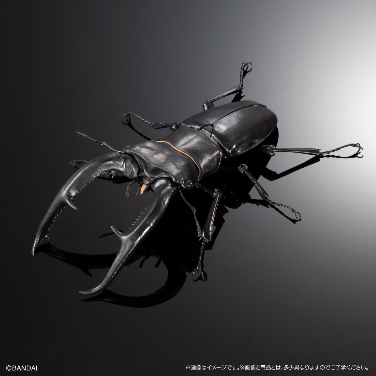IN-STOCK Bandai - The Diversity of Life on Earth - Giraffe Stag Beetle and Mandibular Stag Beetle Display Stand Set [Box of 4]