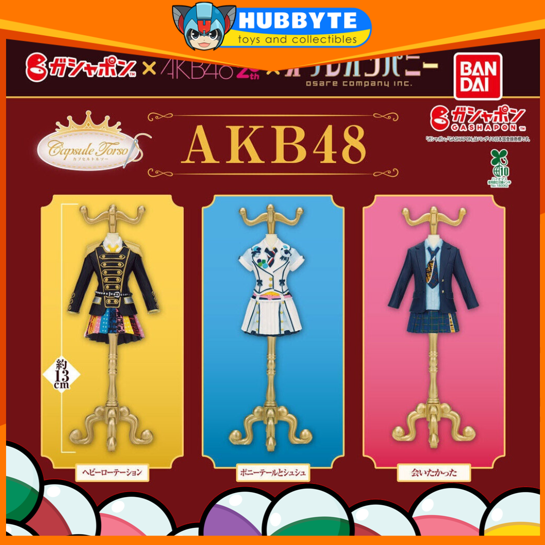 おもちゃ AKB48 BACK-ORDER Bandai - Capsule Torso - AKB48 Vol.1-3 [Set of 9] [JP]