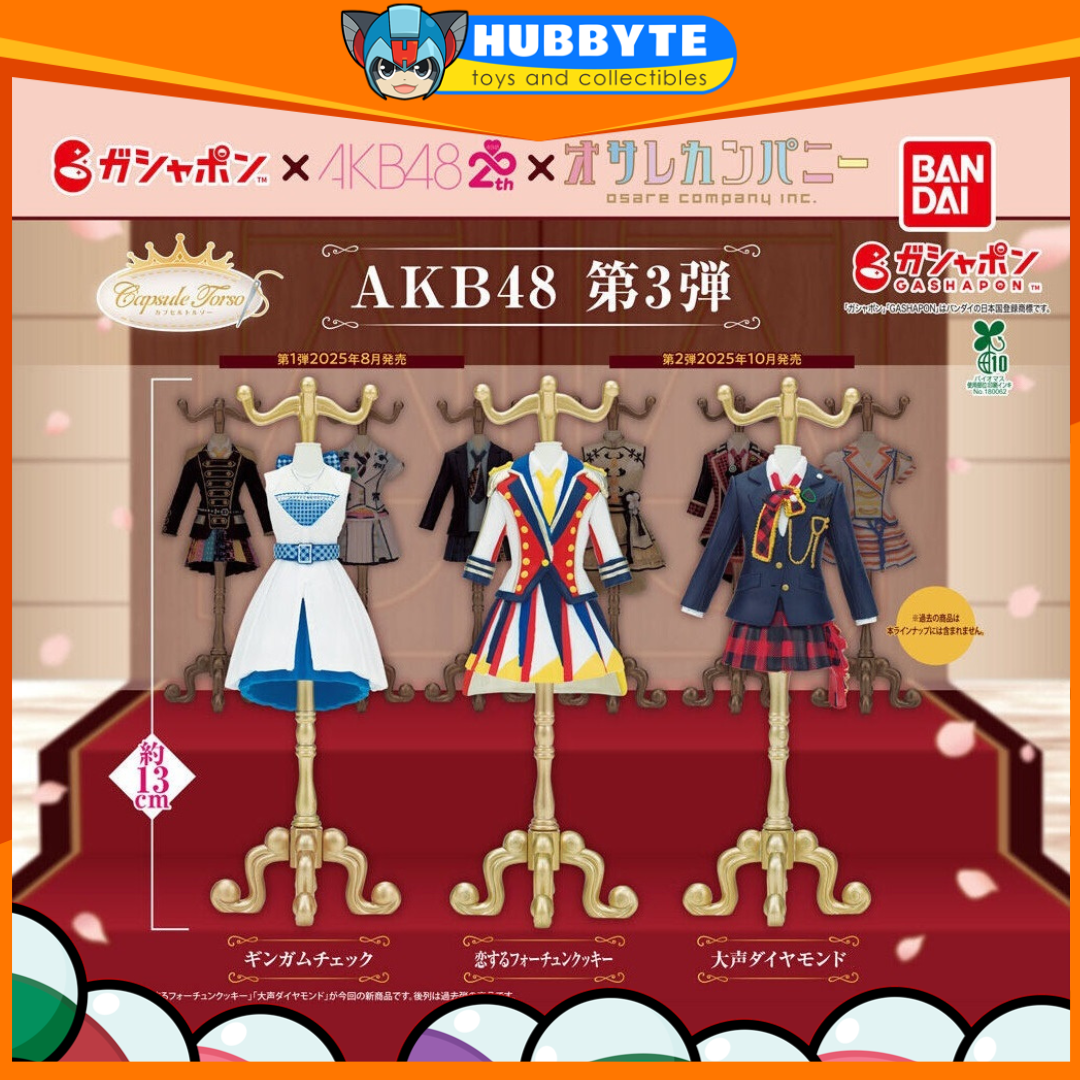 BACK-ORDER Bandai - Capsule Torso - AKB48 Vol.1-3 [Set of 9] [JP]