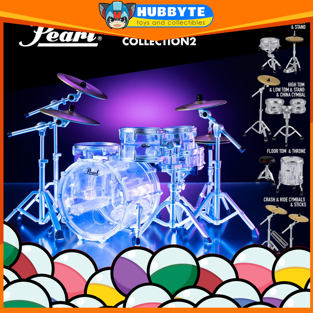 IN-STOCK Bandai - Pearl Drums Miniature Collection 2 IN-STOCK Bandai - Pearl Drums Miniature Collection 2
