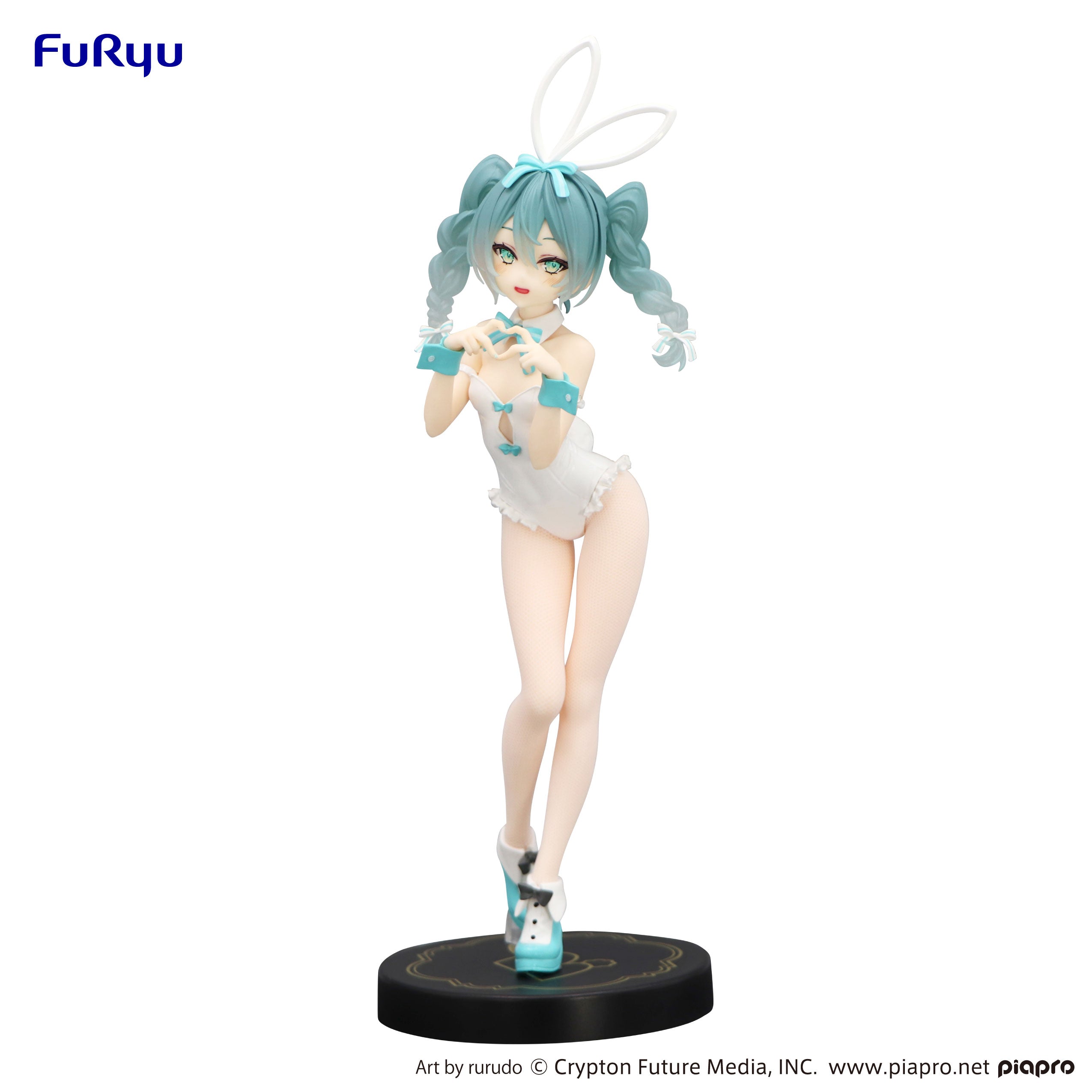 IN-STOCK FuRyu - Vocaloid BiCute Bunnies Figure - Hatsune Miku: rurudo White Color Ver.