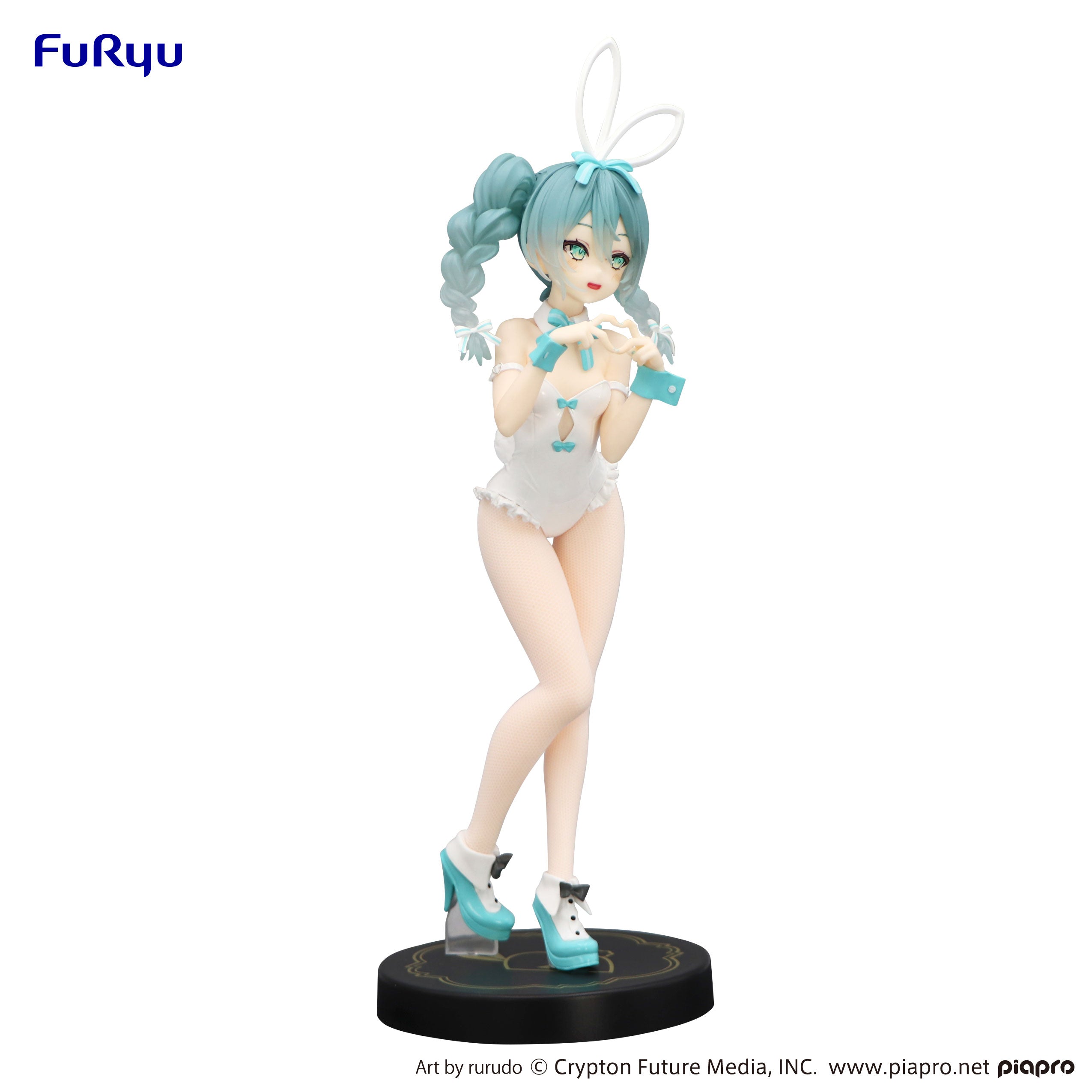 IN-STOCK FuRyu - Vocaloid BiCute Bunnies Figure - Hatsune Miku: rurudo White Color Ver.