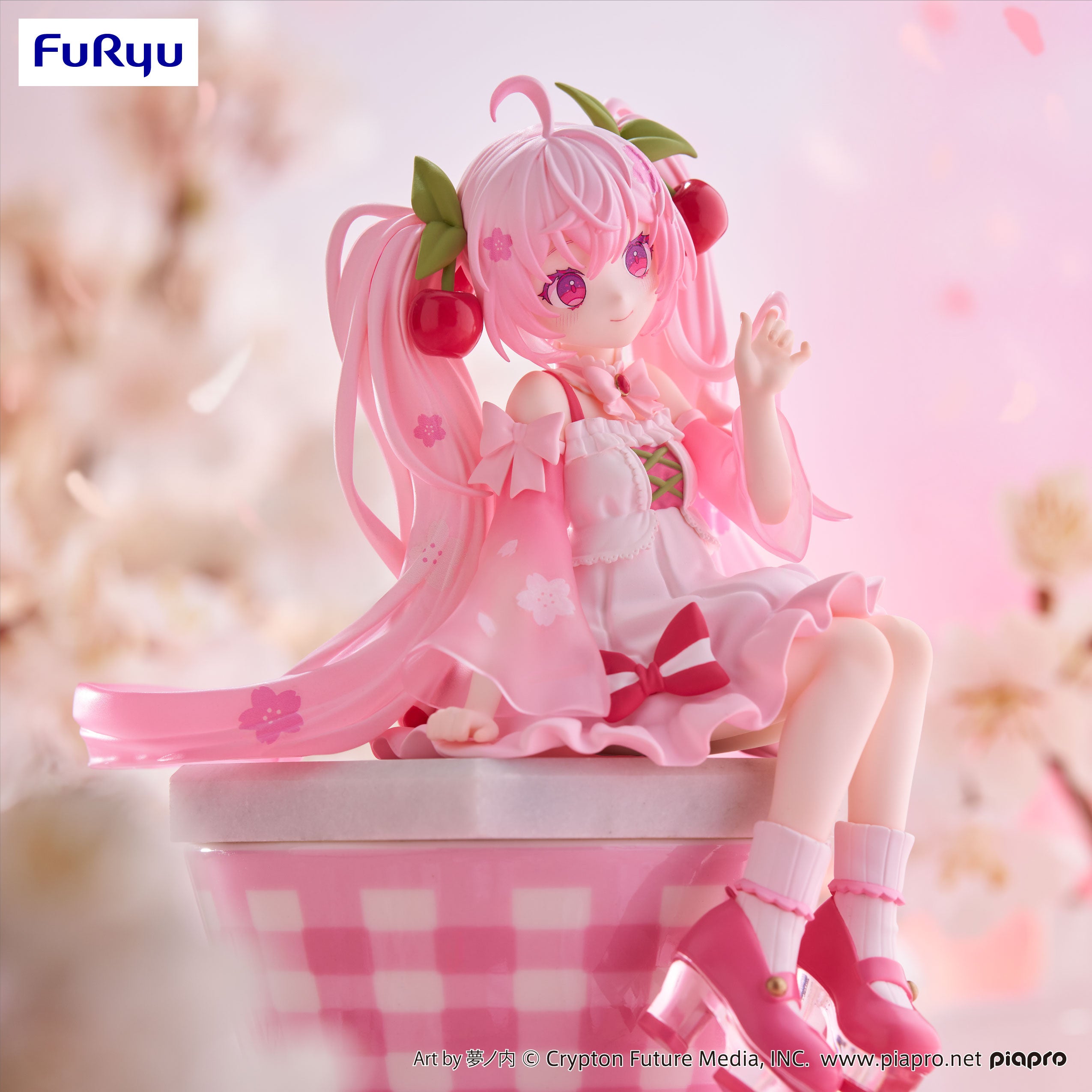 IN-STOCK FuRyu - Vocaloid Noodle Stopper Figure - Sakura Miku 2025
