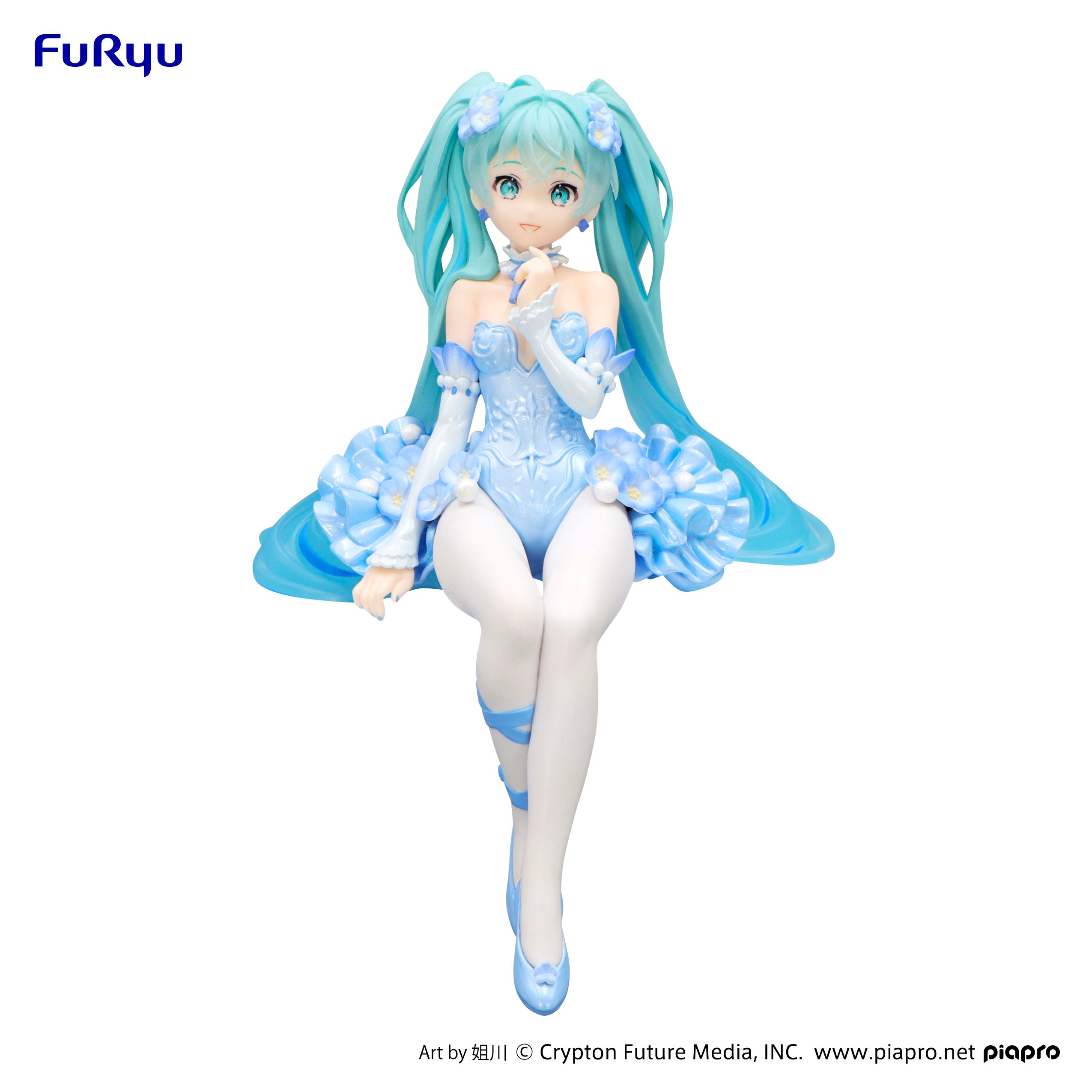 PRE-ORDER FuRyu - Vocaloid Noodle Stopper Figure - Hatsune Miku: Flower Fairy Nemophilia Pale Blue Color Ver. [February 2025 Release]