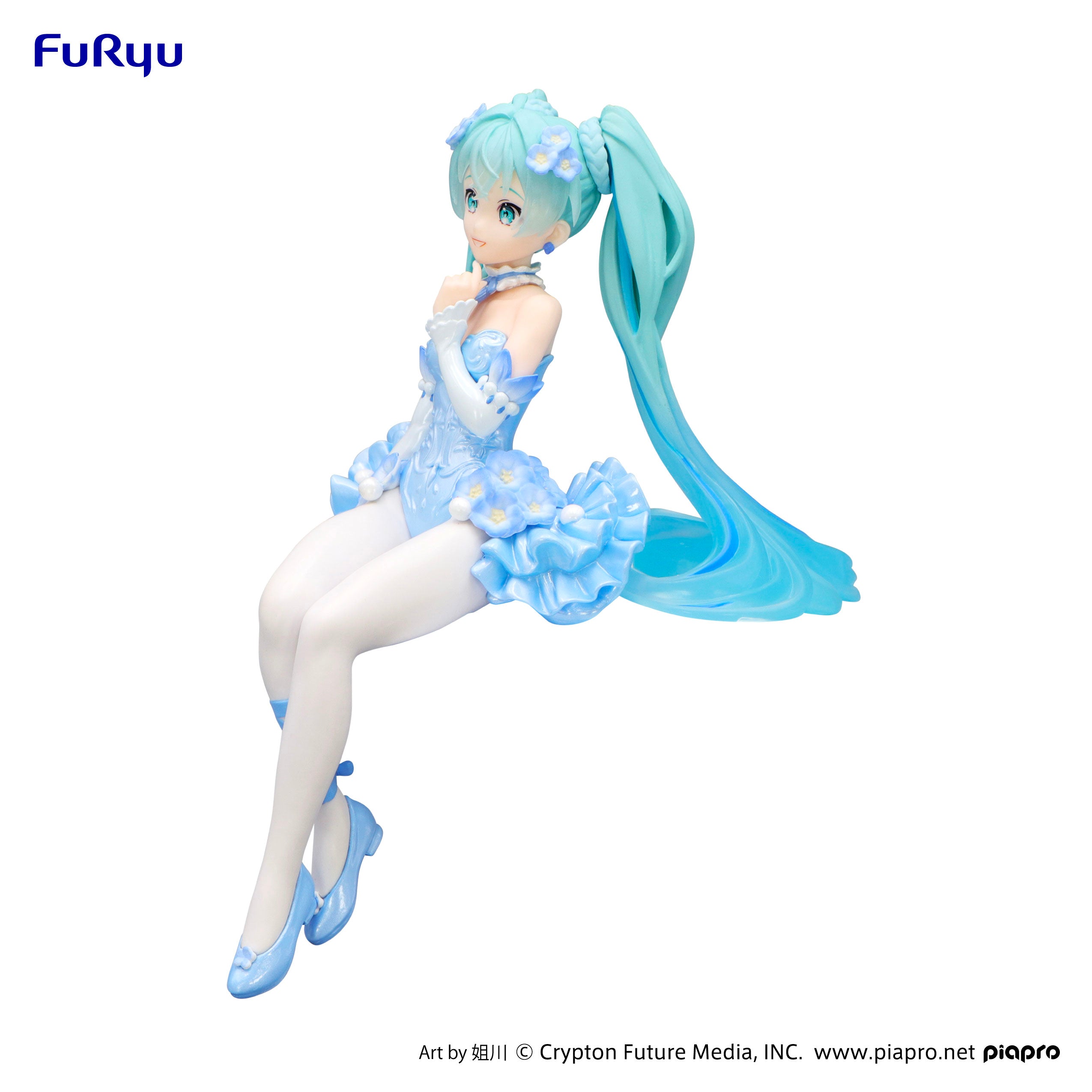 PRE-ORDER FuRyu - Vocaloid Noodle Stopper Figure - Hatsune Miku: Flower Fairy Nemophilia Pale Blue Color Ver. [February 2025 Release]