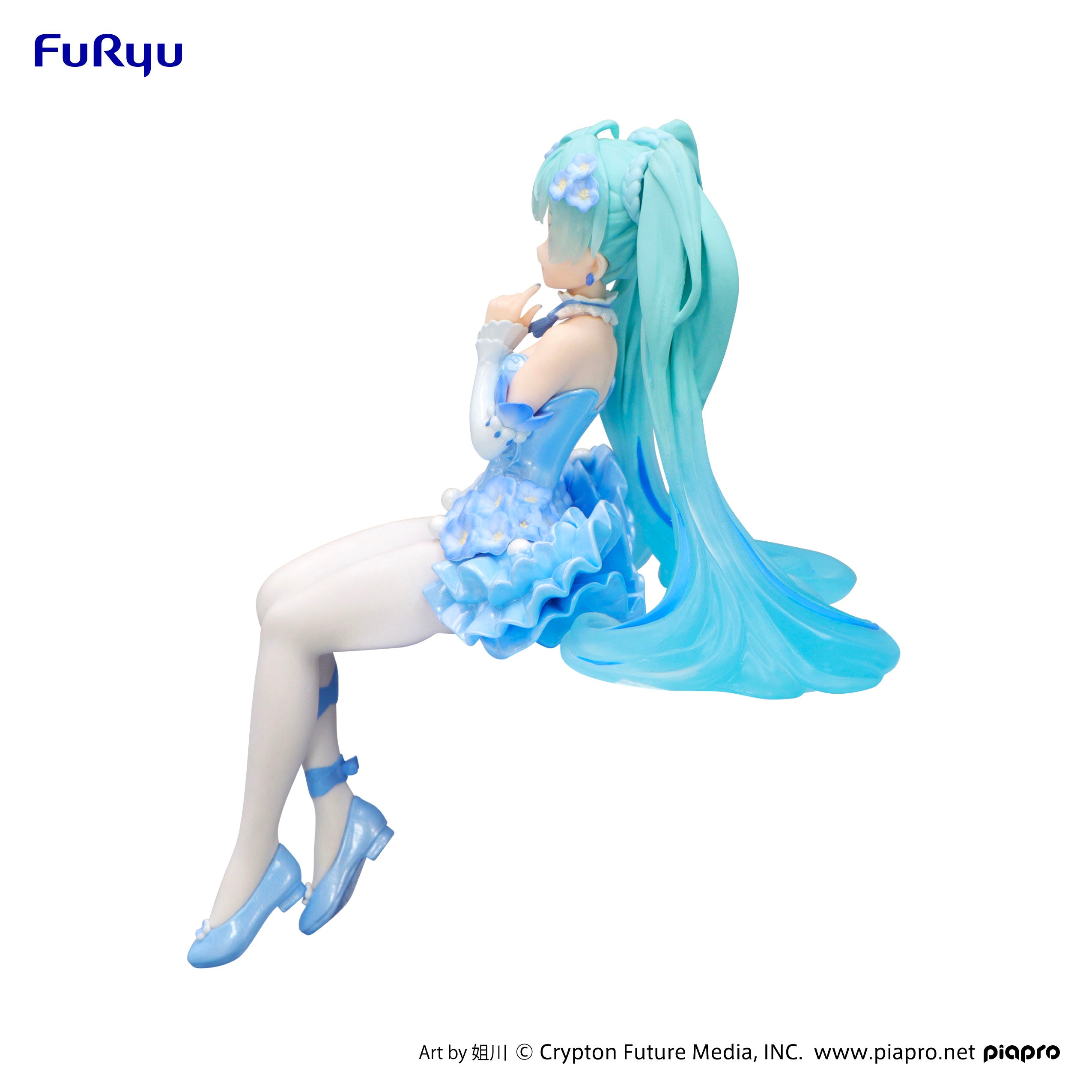 PRE-ORDER FuRyu - Vocaloid Noodle Stopper Figure - Hatsune Miku: Flower Fairy Nemophilia Pale Blue Color Ver. [February 2025 Release]