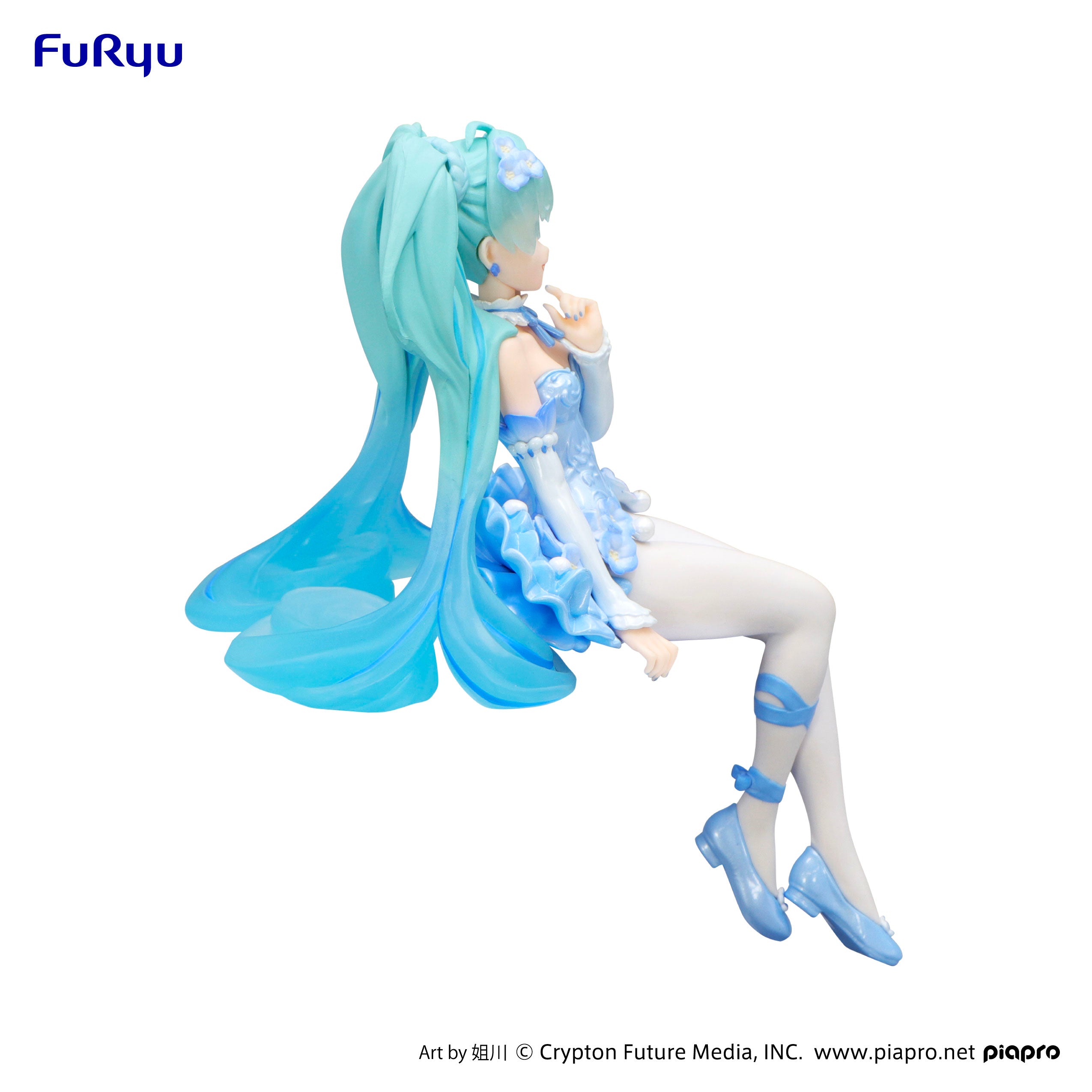 PRE-ORDER FuRyu - Vocaloid Noodle Stopper Figure - Hatsune Miku: Flower Fairy Nemophilia Pale Blue Color Ver. [February 2025 Release]