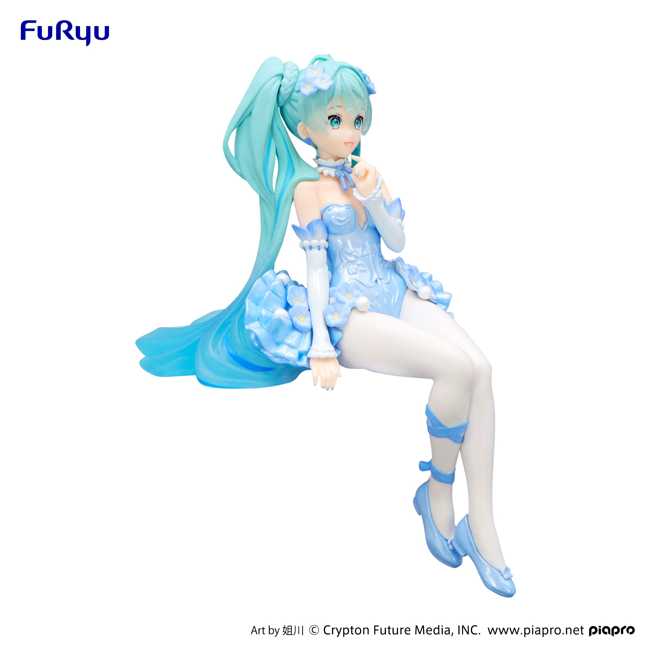 PRE-ORDER FuRyu - Vocaloid Noodle Stopper Figure - Hatsune Miku: Flower Fairy Nemophilia Pale Blue Color Ver. [February 2025 Release]