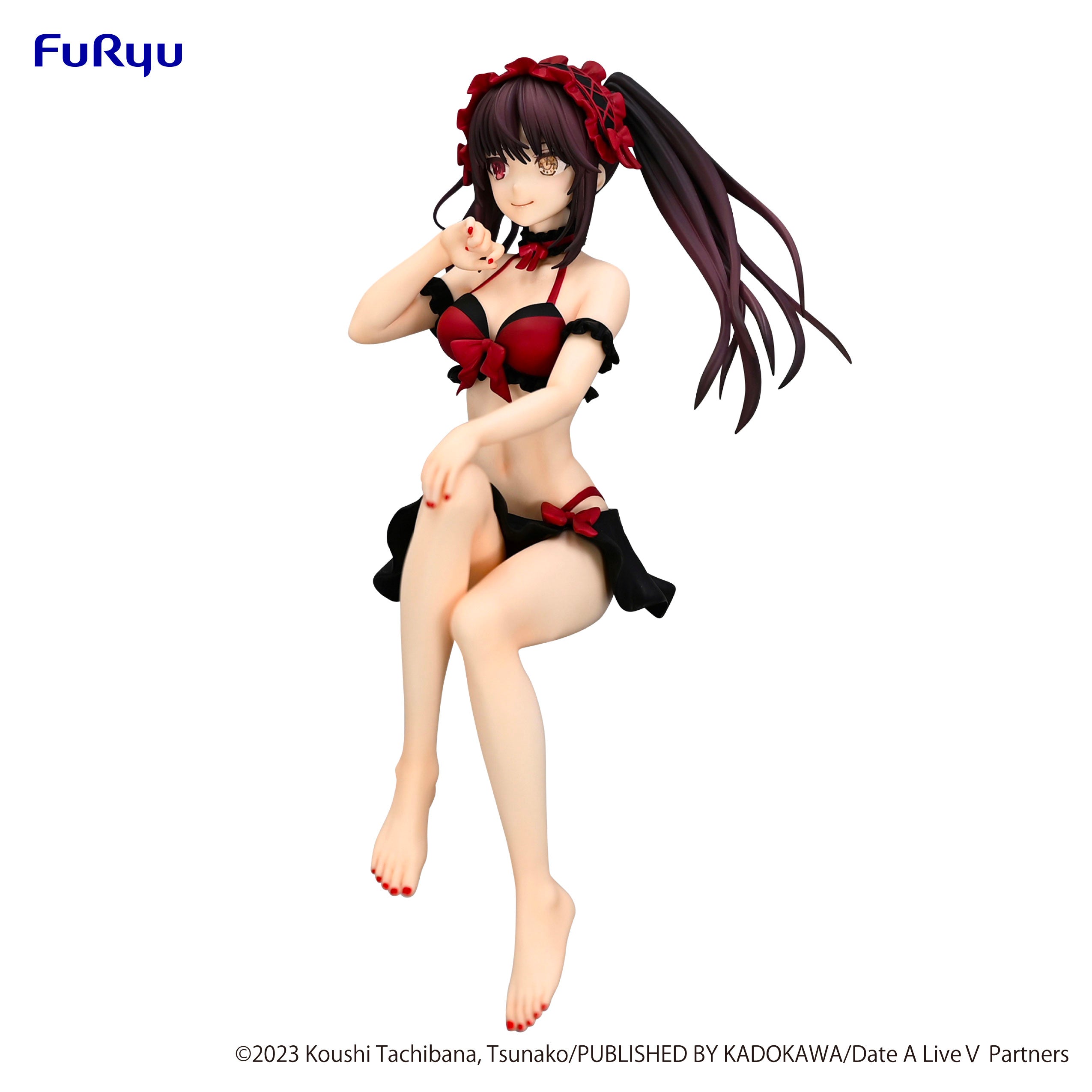 PRE-ORDER FuRyu - Date A LiveⅤ Noodle Stopper Figure - Kurumi Tokisaki: Swimsuit Ver.