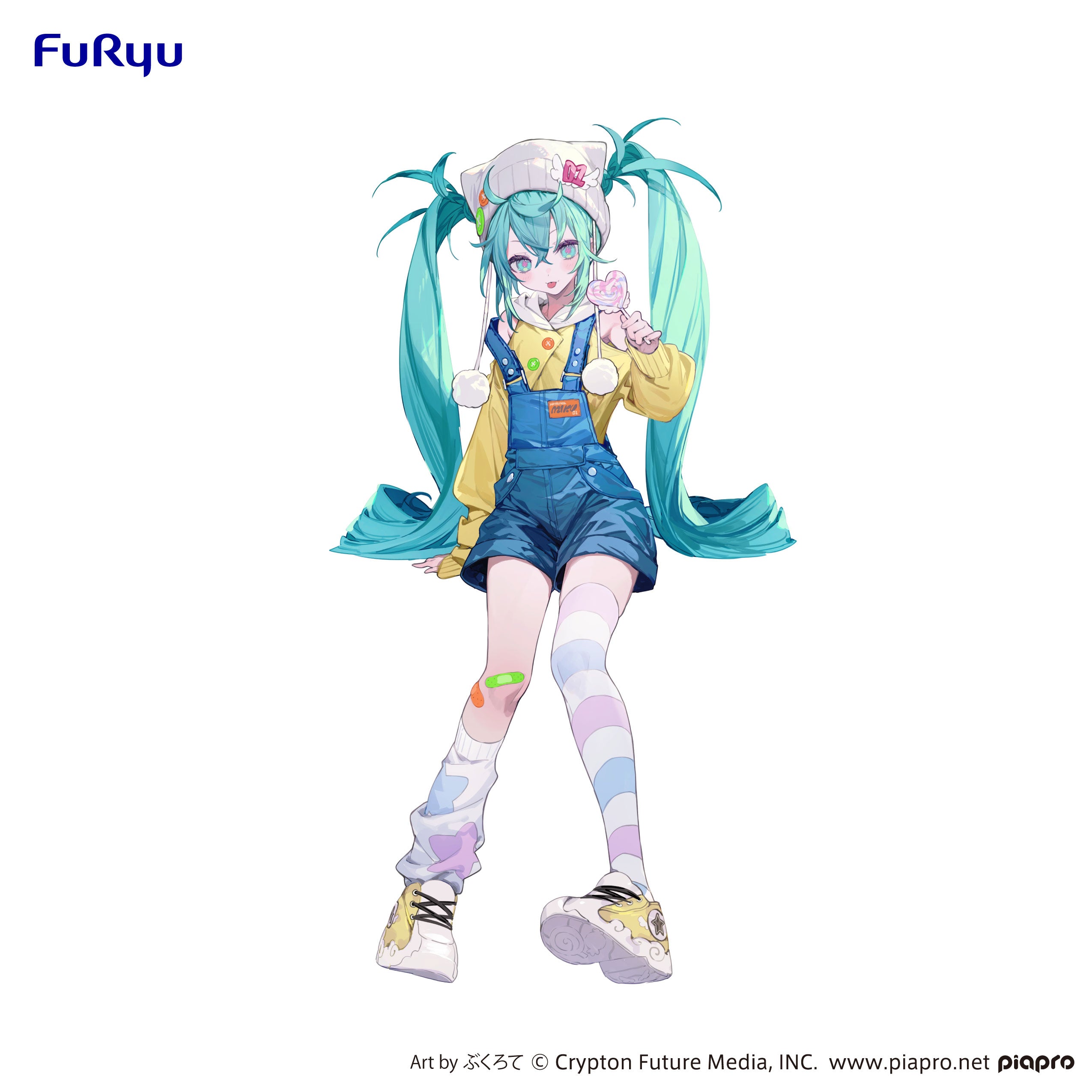 PRE-ORDER FuRyu - Vocaloid Noodle Stopper Figure - Hatsune Miku: Lollipop