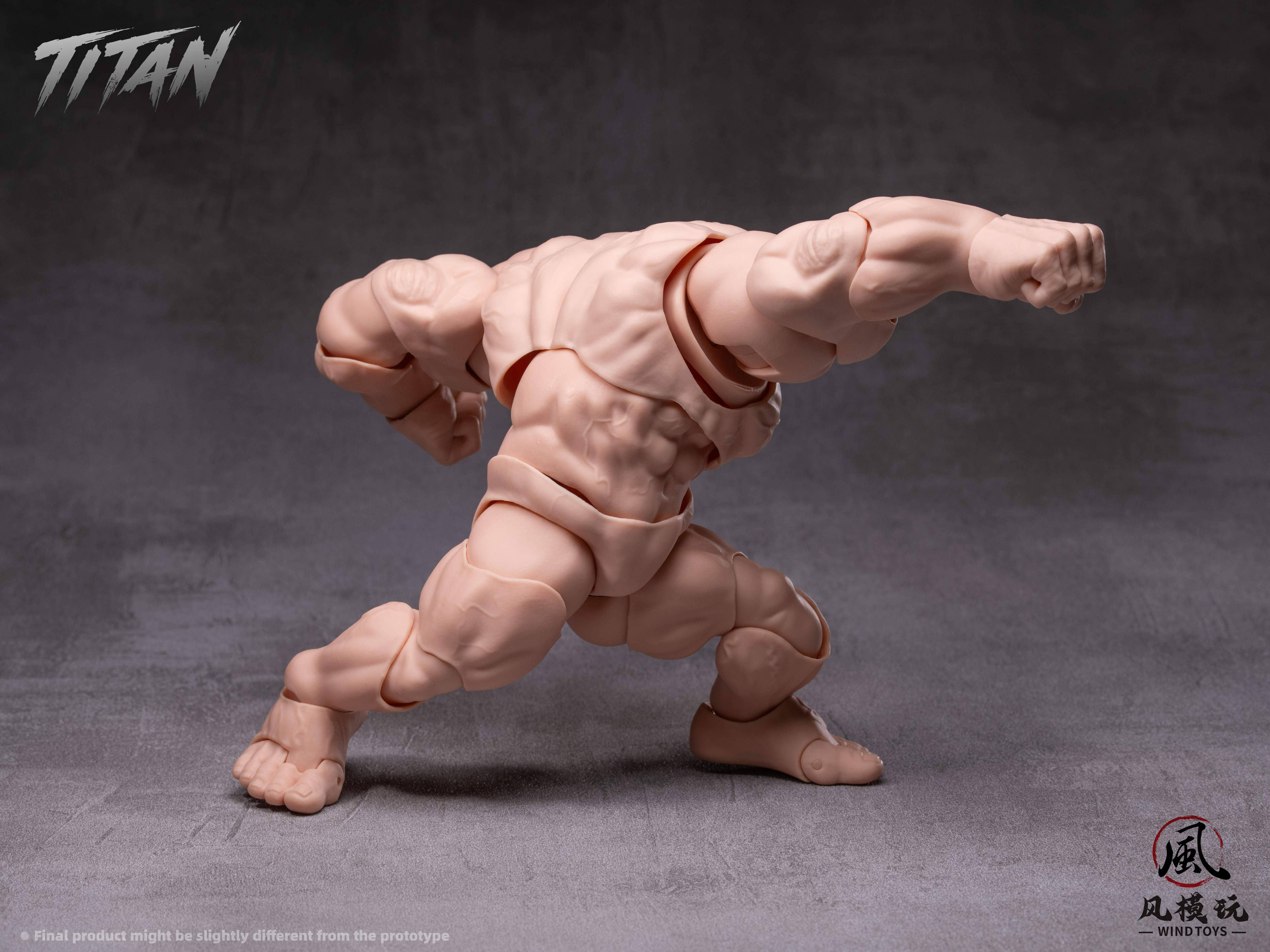 SPECIAL ORDER Wind Toys - FMW009 - Super Action Figure Body Titan - Normal Skin 1/12 [JP]