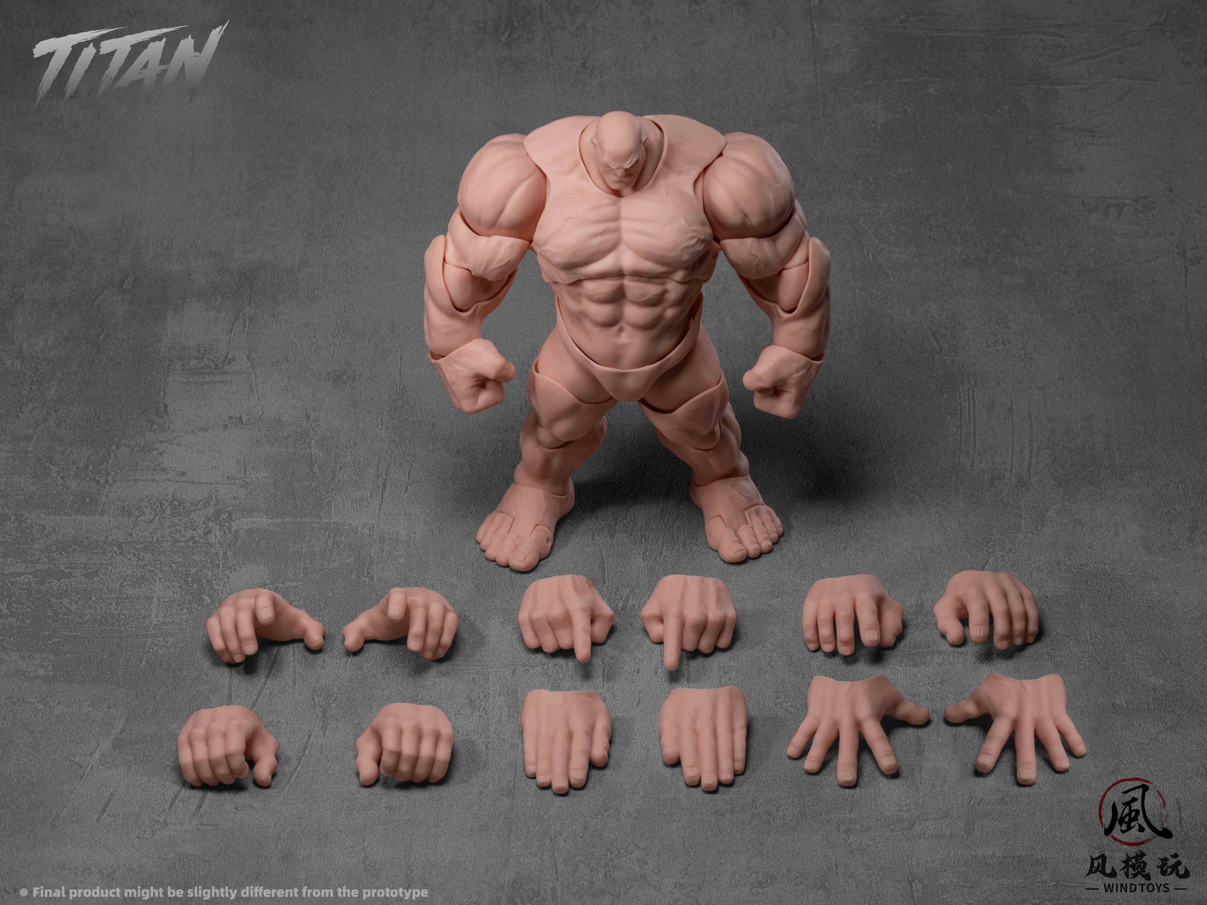 SPECIAL ORDER Wind Toys - FMW009 - Super Action Figure Body Titan - Normal Skin 1/12 [JP]