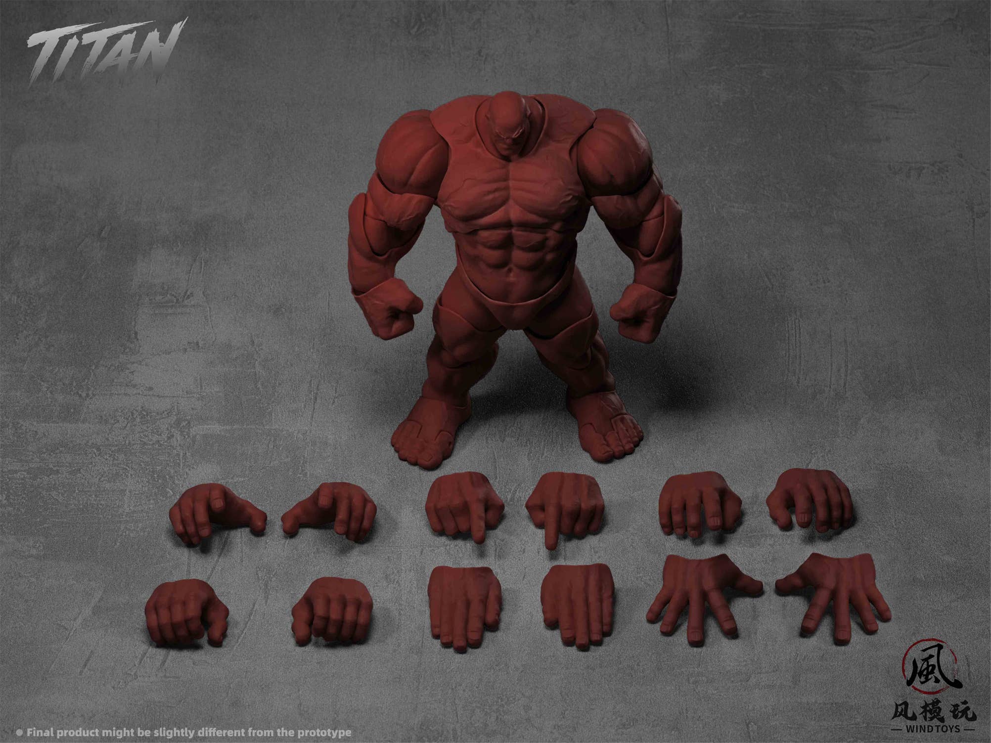 SPECIAL ORDER Wind Toys - FMW011 - Super Action Figure Body Titan - Red Skin 1/12 [JP]