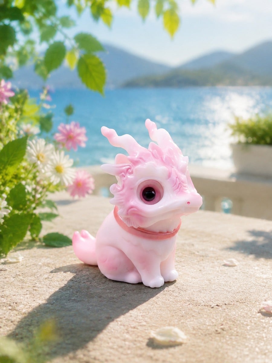 SPECIAL ORDER Hotru Studio - Soft Vinyl Figure - Original Works - Pink no Ryuu-chan [JP]