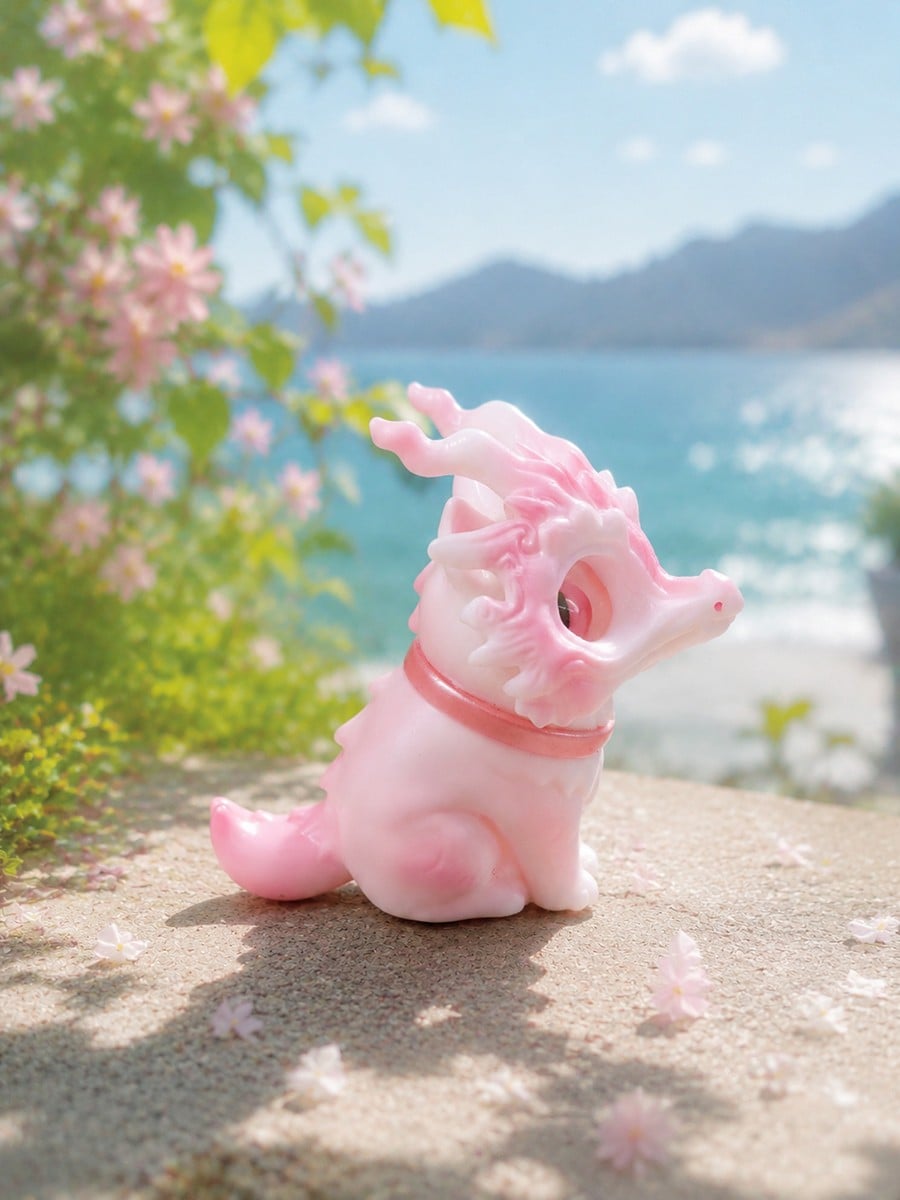 SPECIAL ORDER Hotru Studio - Soft Vinyl Figure - Original Works - Pink no Ryuu-chan [JP]