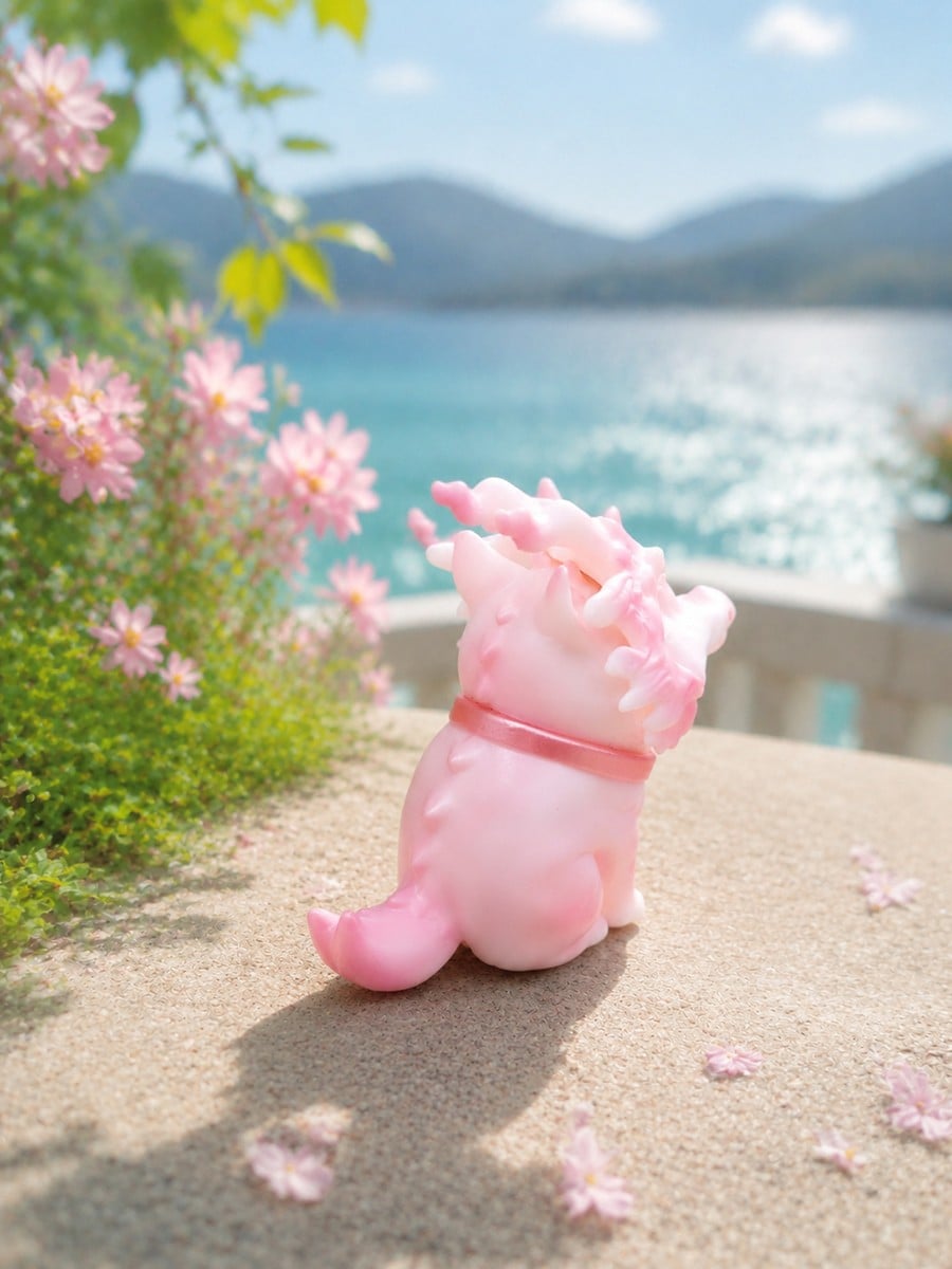 SPECIAL ORDER Hotru Studio - Soft Vinyl Figure - Original Works - Pink no Ryuu-chan [JP]