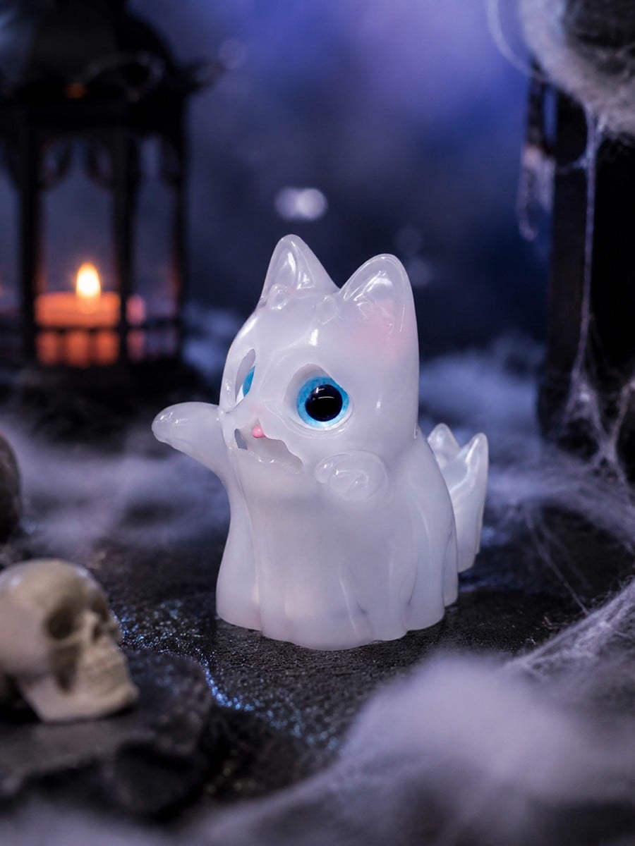 SPECIAL ORDER Hotru Studio - Soft Vinyl Figure - Original Works - Ghost Cat: Translucent Ver. [JP]