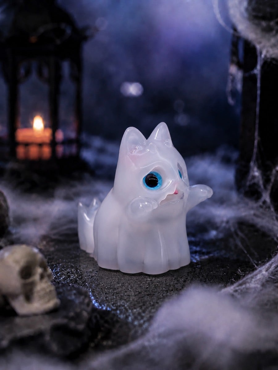 SPECIAL ORDER Hotru Studio - Soft Vinyl Figure - Original Works - Ghost Cat: Translucent Ver. [JP]