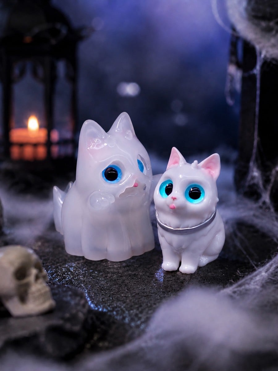 SPECIAL ORDER Hotru Studio - Soft Vinyl Figure - Original Works - Ghost Cat: Translucent Ver. [JP]